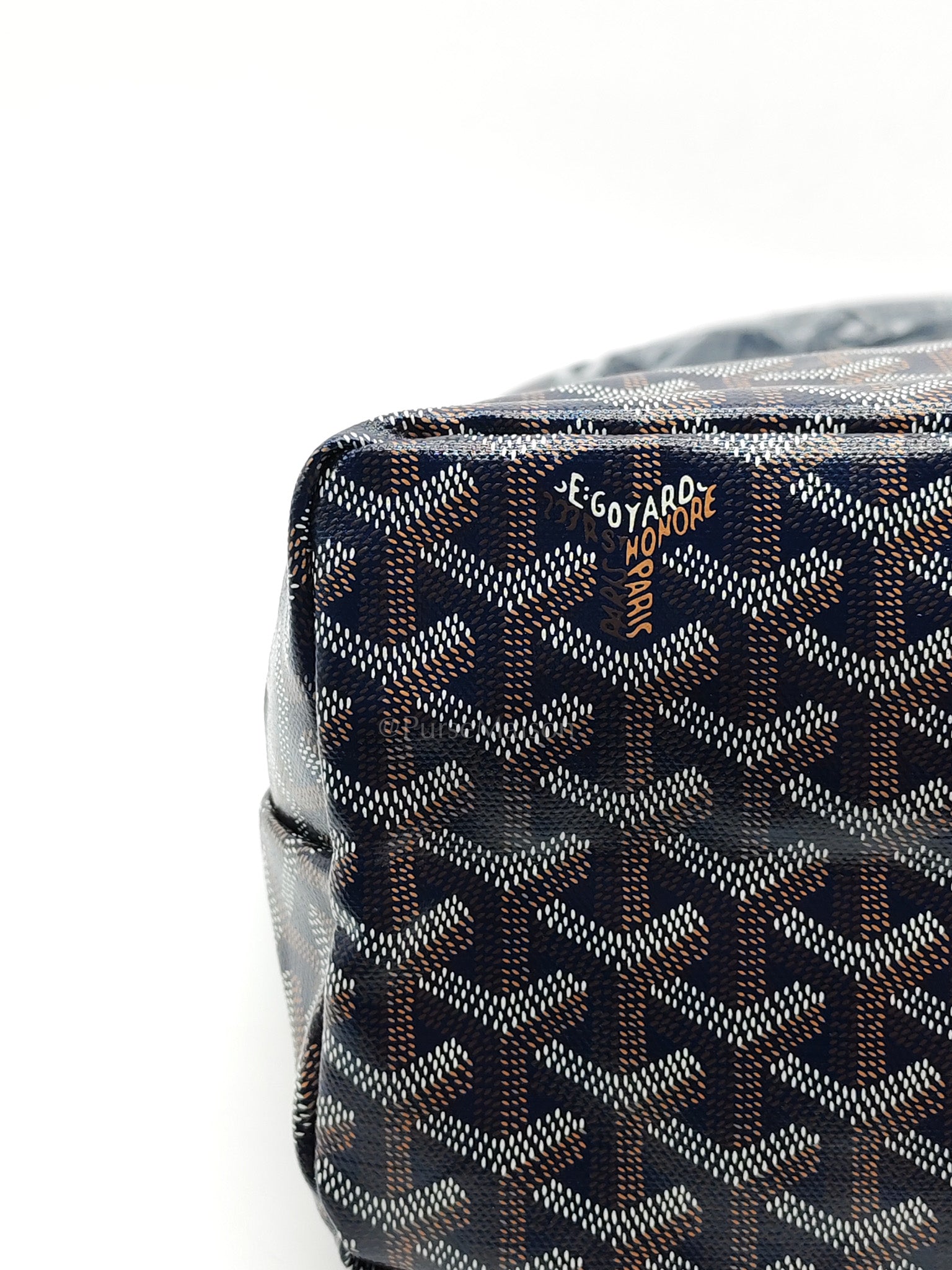 Boheme in Navy Blue Goyardine Canvas | Purse Maison Luxury Bags Shop