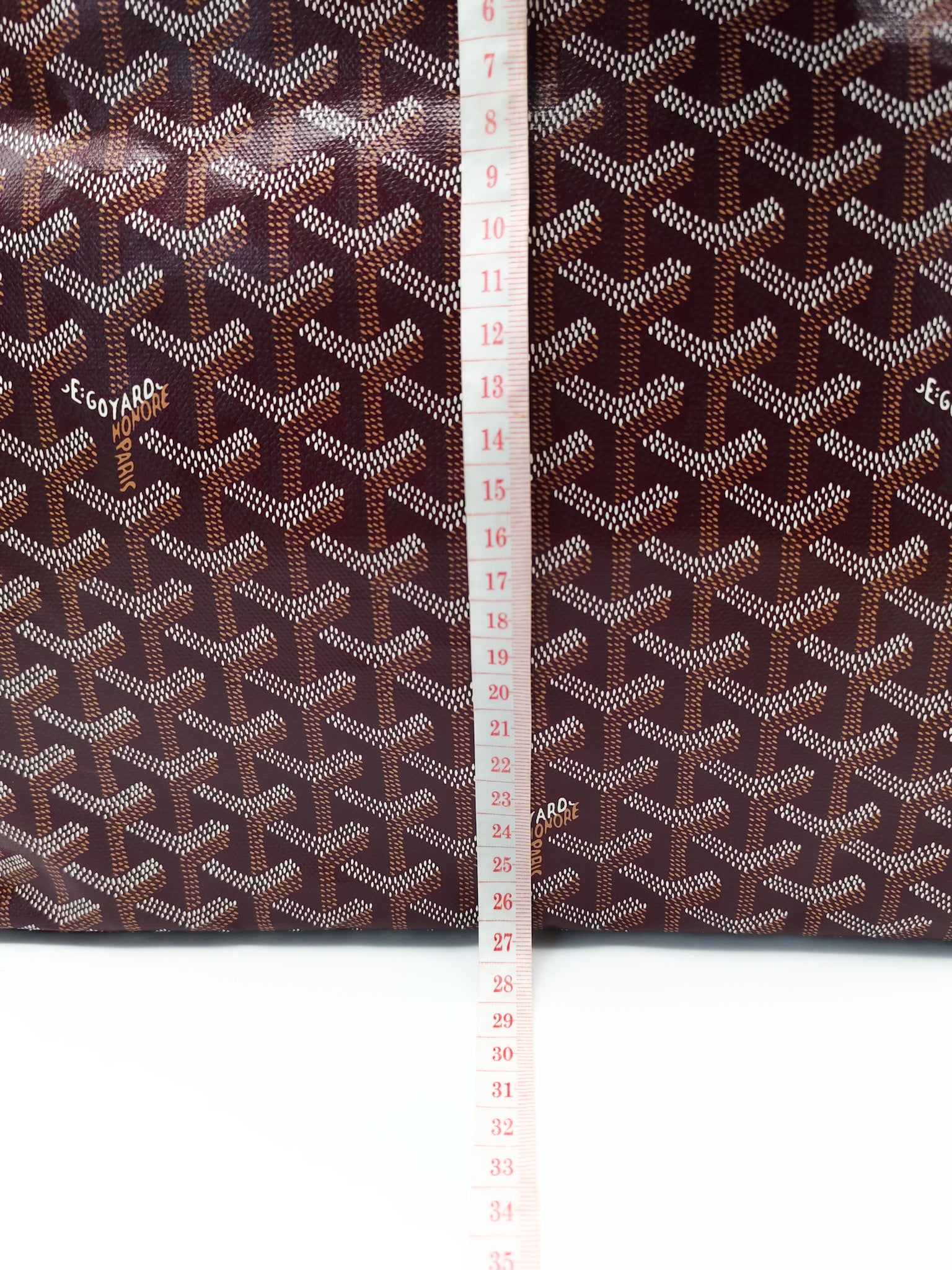 Boheme PM Burgundy in Goyardine Canvas Hobo Bag | Purse Maison Luxury Bags Shop