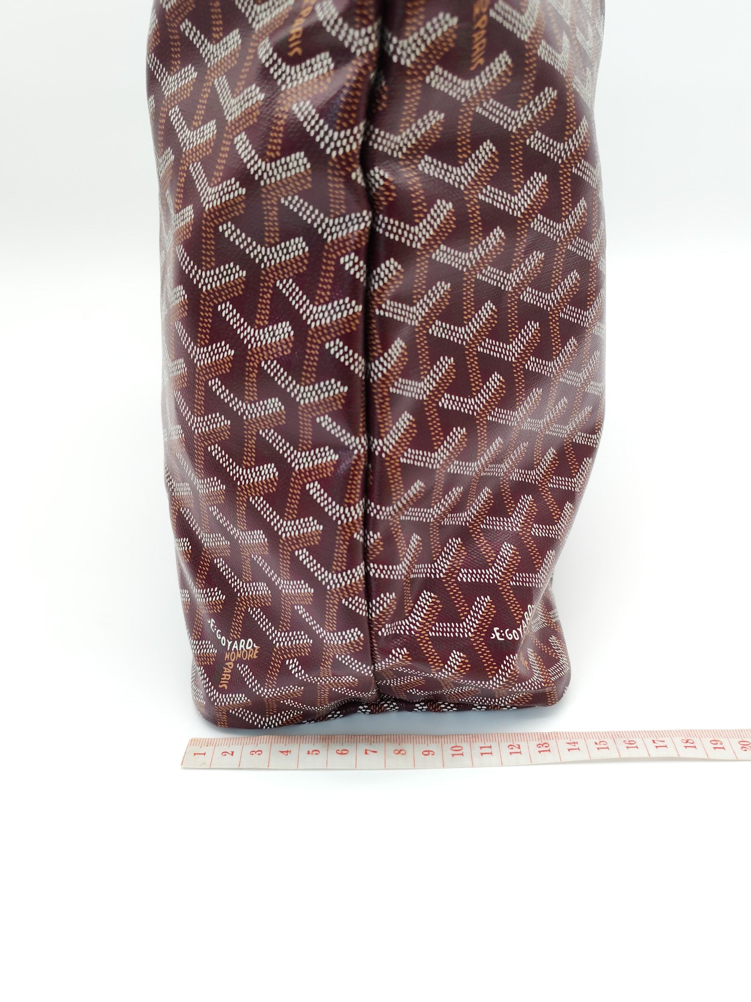 Boheme PM Burgundy in Goyardine Canvas Hobo Bag | Purse Maison Luxury Bags Shop