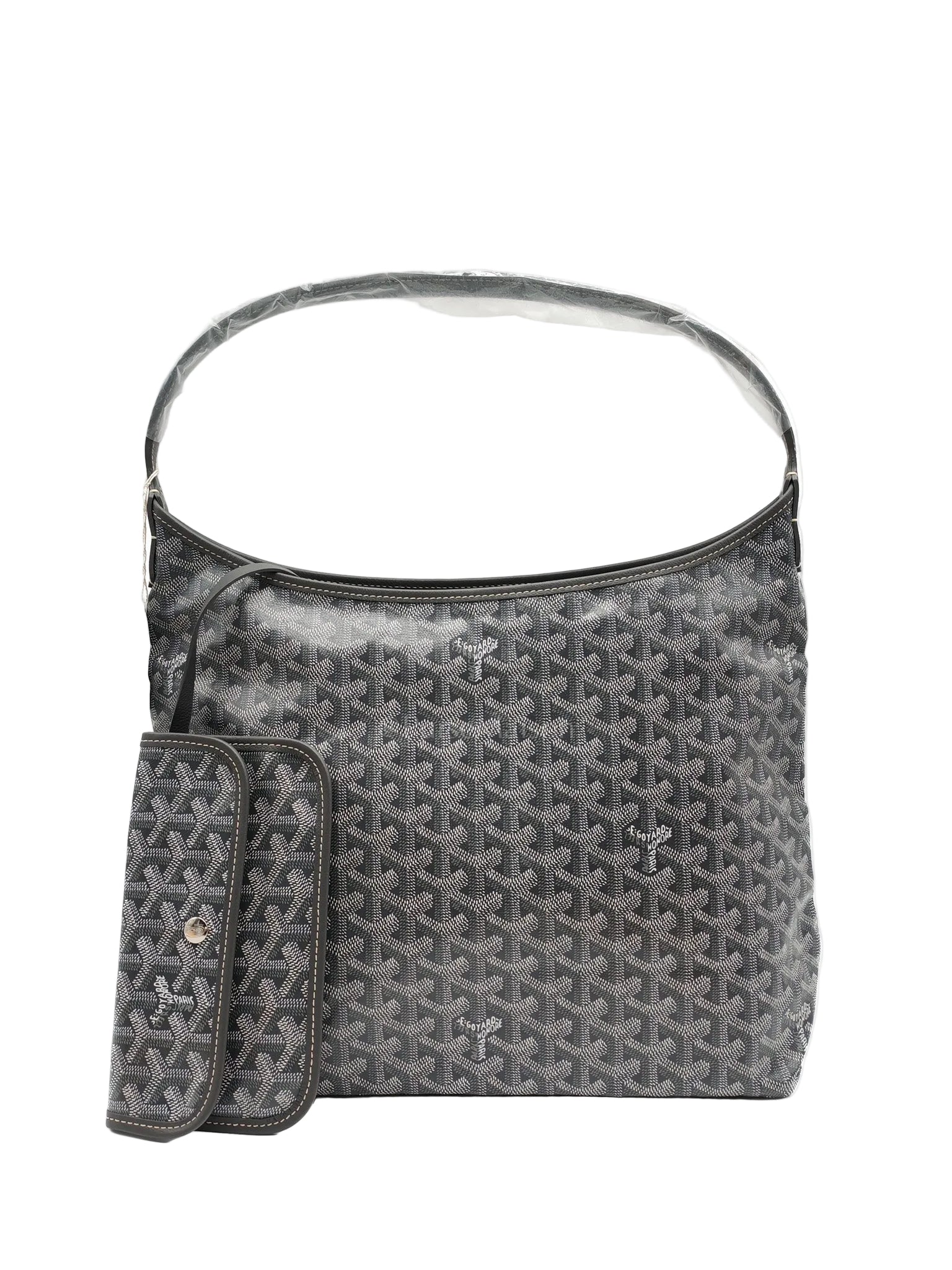 Boheme PM in Gray Goyardine Canvas Hobo Bag | Purse Maison Luxury Bags Shop