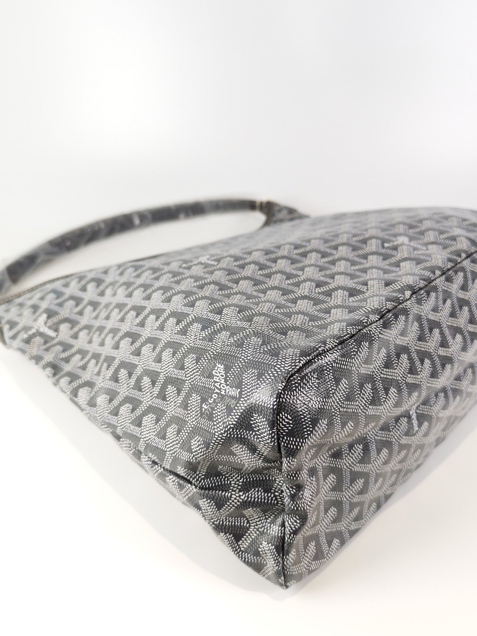 Boheme PM in Gray Goyardine Canvas | Purse Maison Luxury Bags Shop