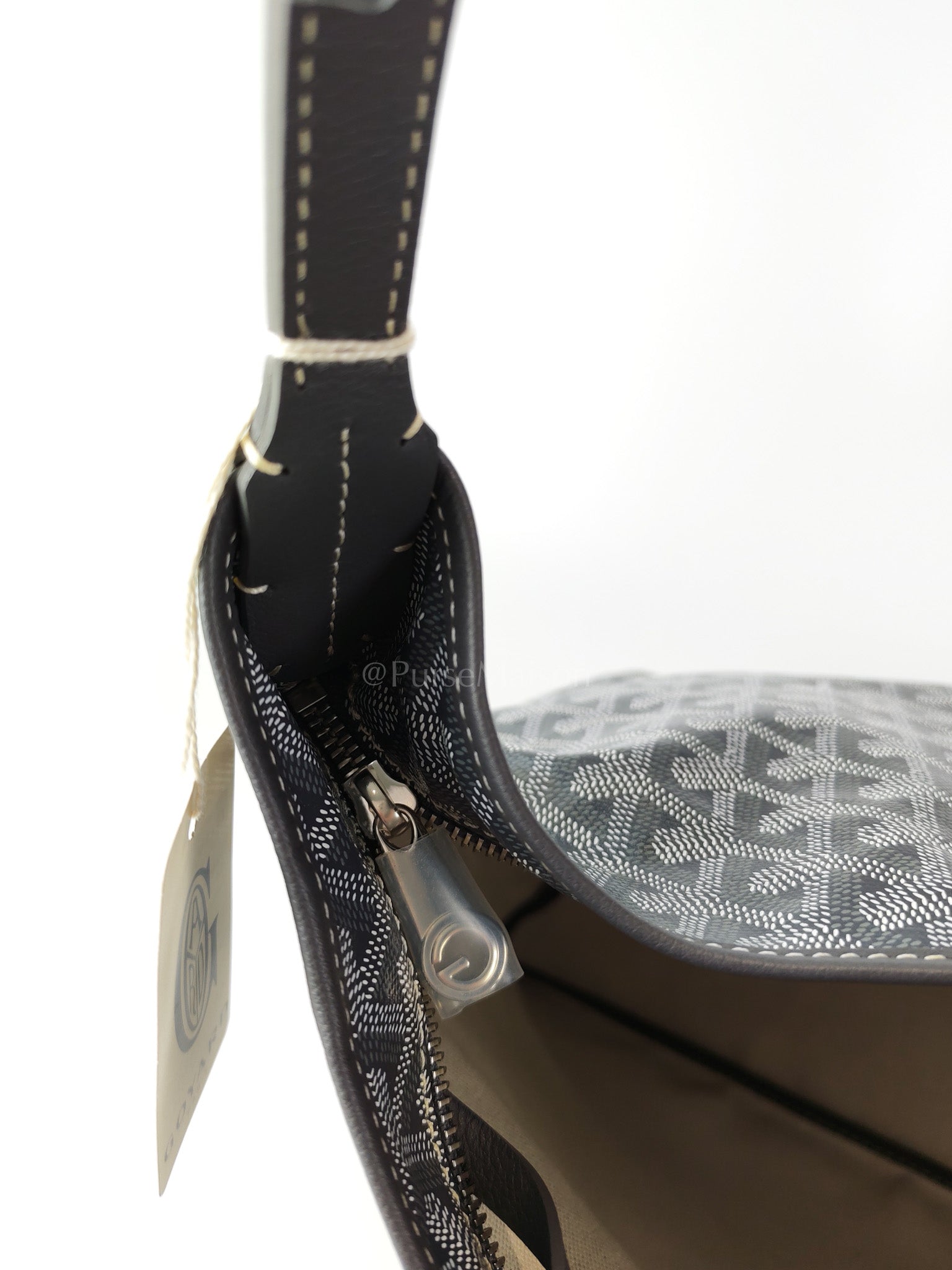 Boheme PM in Gray Goyardine Canvas | Purse Maison Luxury Bags Shop