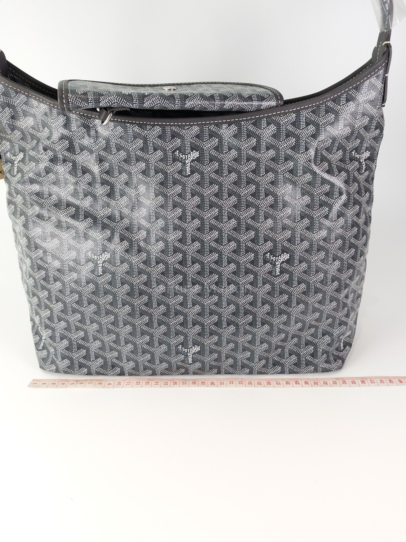 Boheme PM in Gray Goyardine Canvas | Purse Maison Luxury Bags Shop
