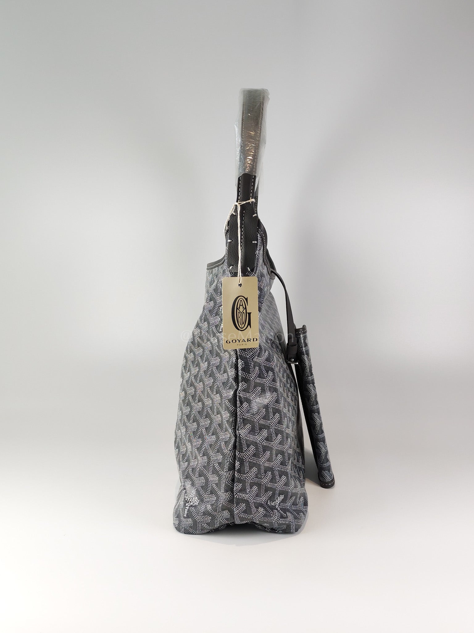 Boheme PM in Gray Goyardine Canvas | Purse Maison Luxury Bags Shop
