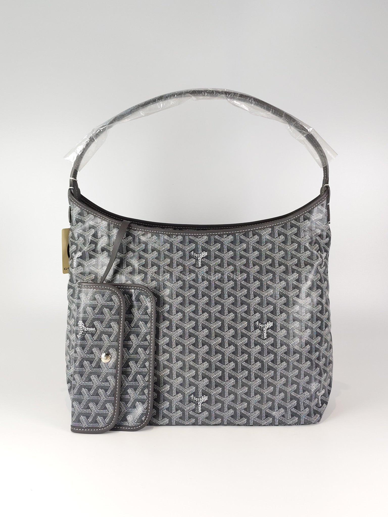 Boheme PM in Gray Goyardine Canvas | Purse Maison Luxury Bags Shop
