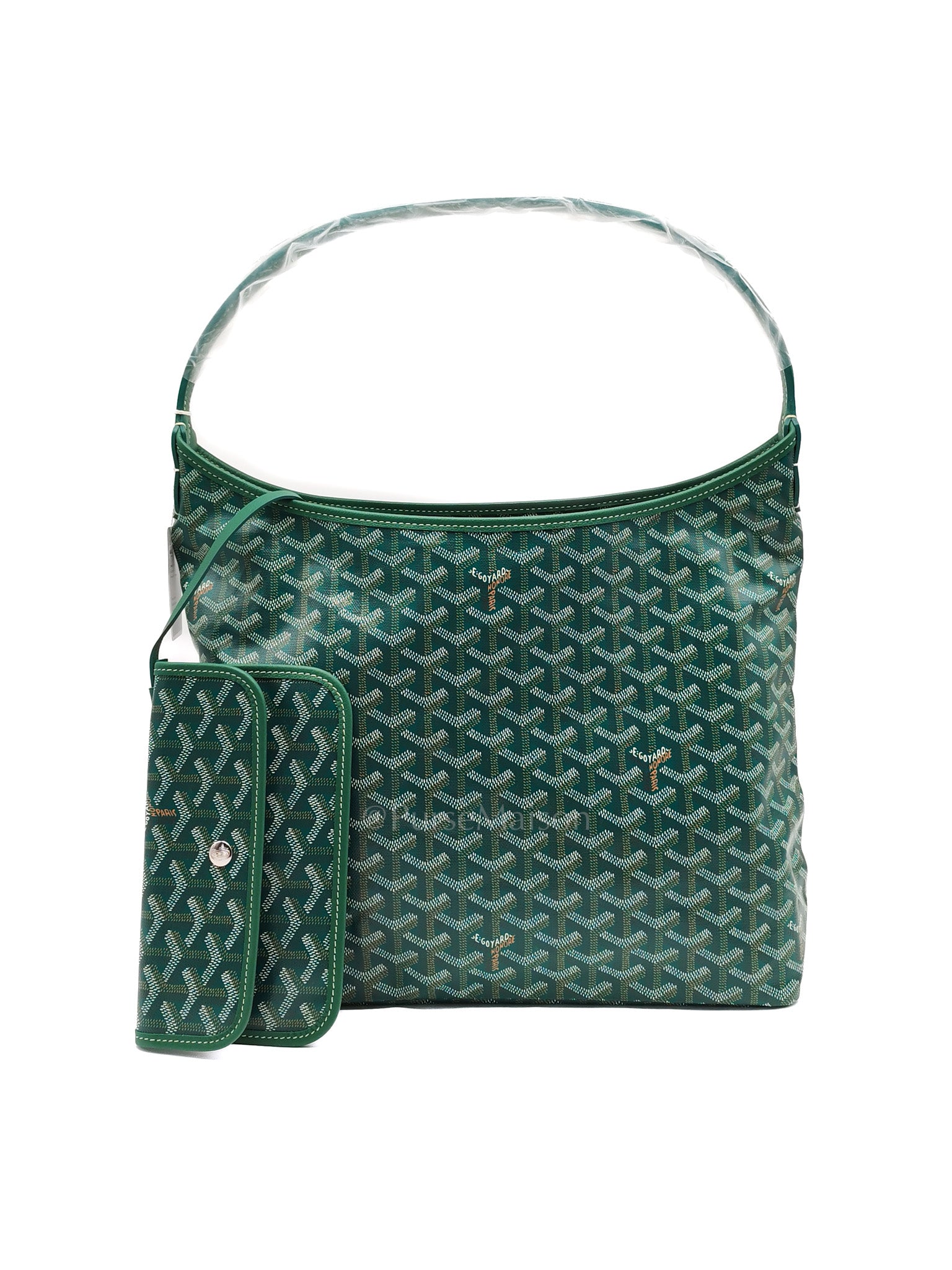 Boheme PM in Green Goyardine Canvas Hobo Bag | Purse Maison Luxury Bags Shop