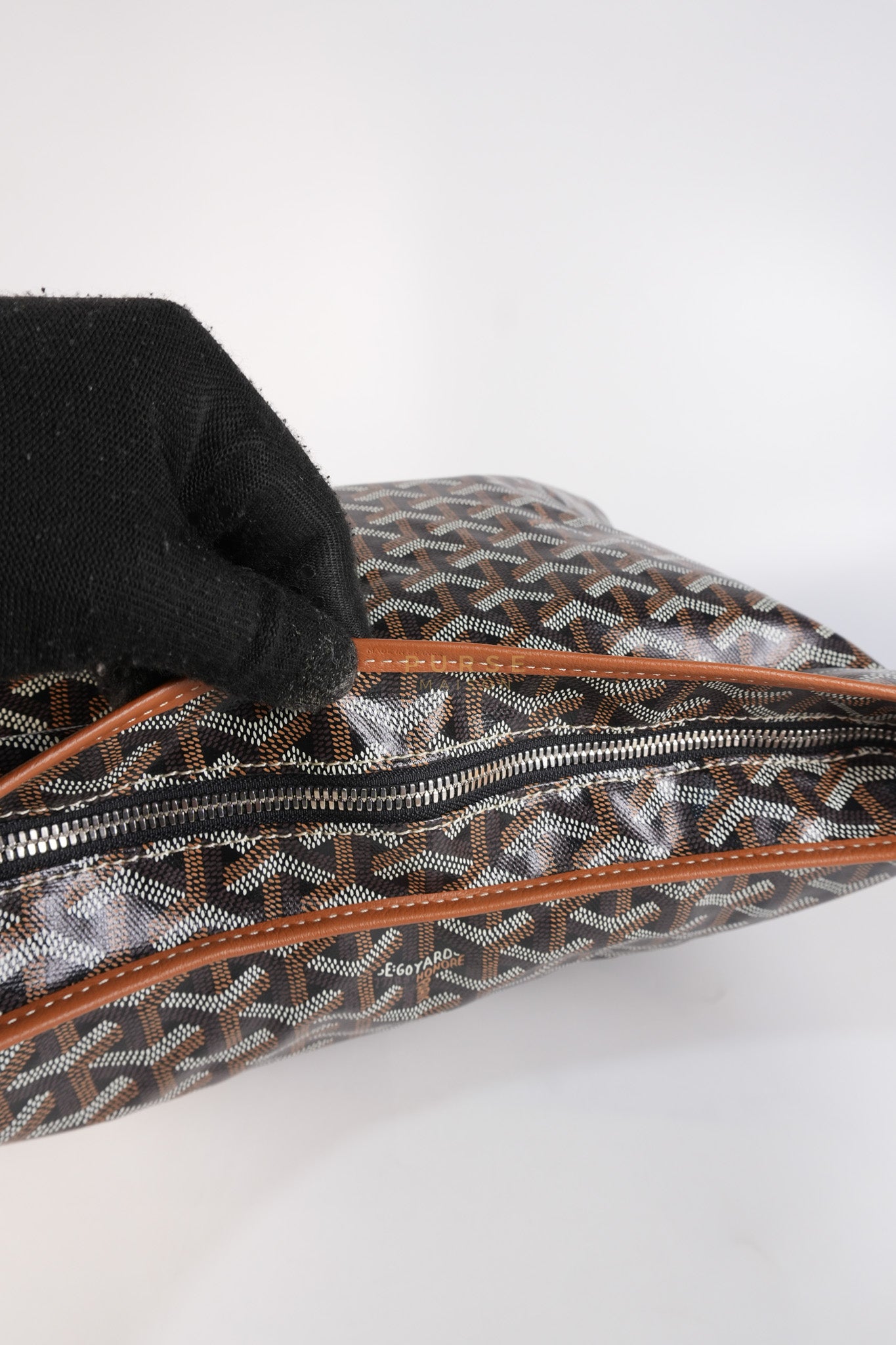 Boheme PM Tan in Goyardine Canvas | Purse Maison Luxury Bags Shop