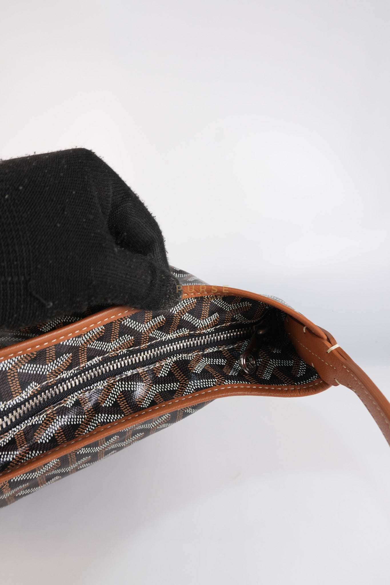 Boheme PM Tan in Goyardine Canvas | Purse Maison Luxury Bags Shop