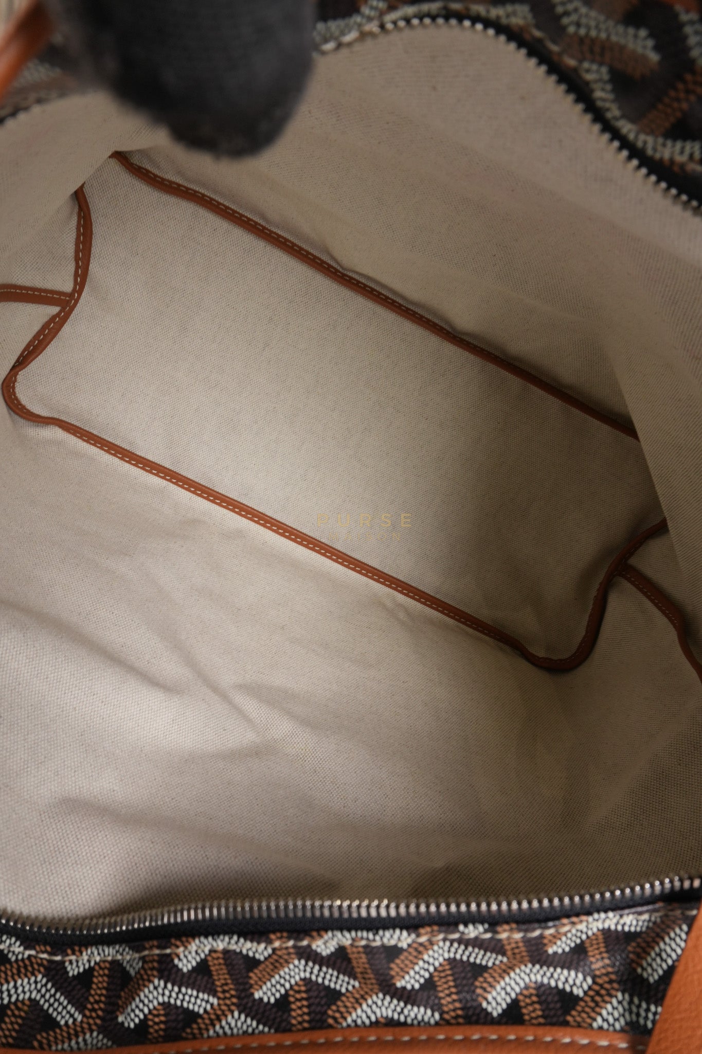 Boheme PM Tan in Goyardine Canvas | Purse Maison Luxury Bags Shop