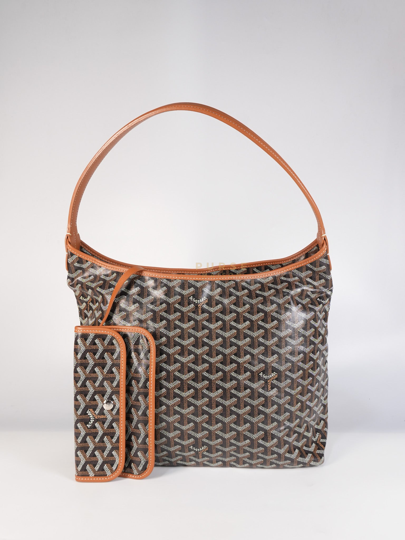 Boheme PM Tan in Goyardine Canvas | Purse Maison Luxury Bags Shop