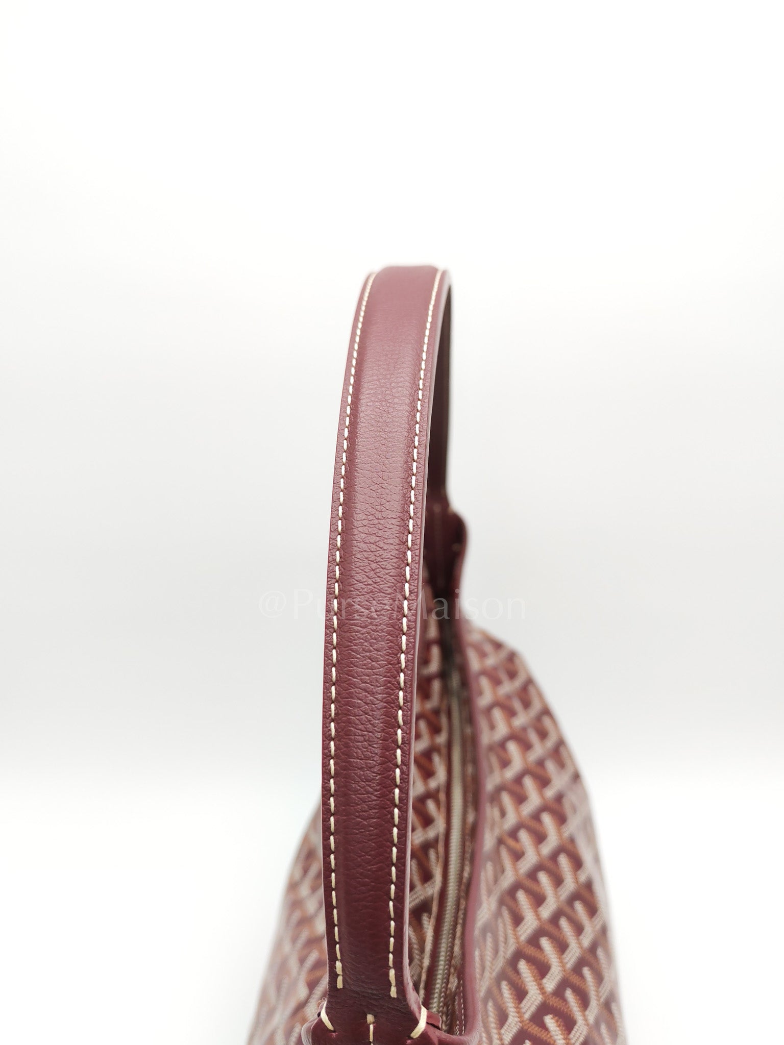Boheme Hobo Bag PM in Burgundy Goyardine Goated Canvas