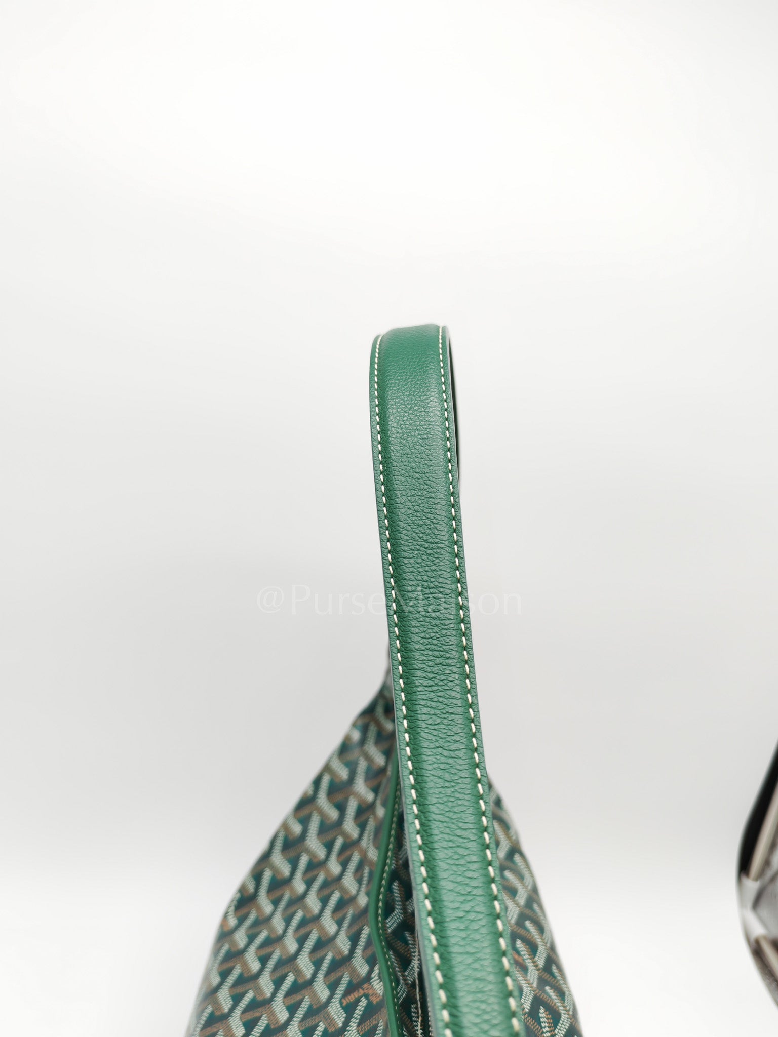 Boheme Hobo Bag PM in Green Coeur Goyardine Coated Canvas