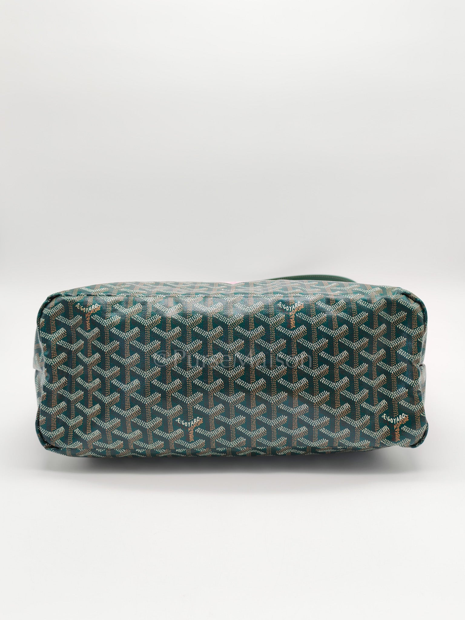 Boheme Hobo Bag PM in Green Coeur Goyardine Coated Canvas