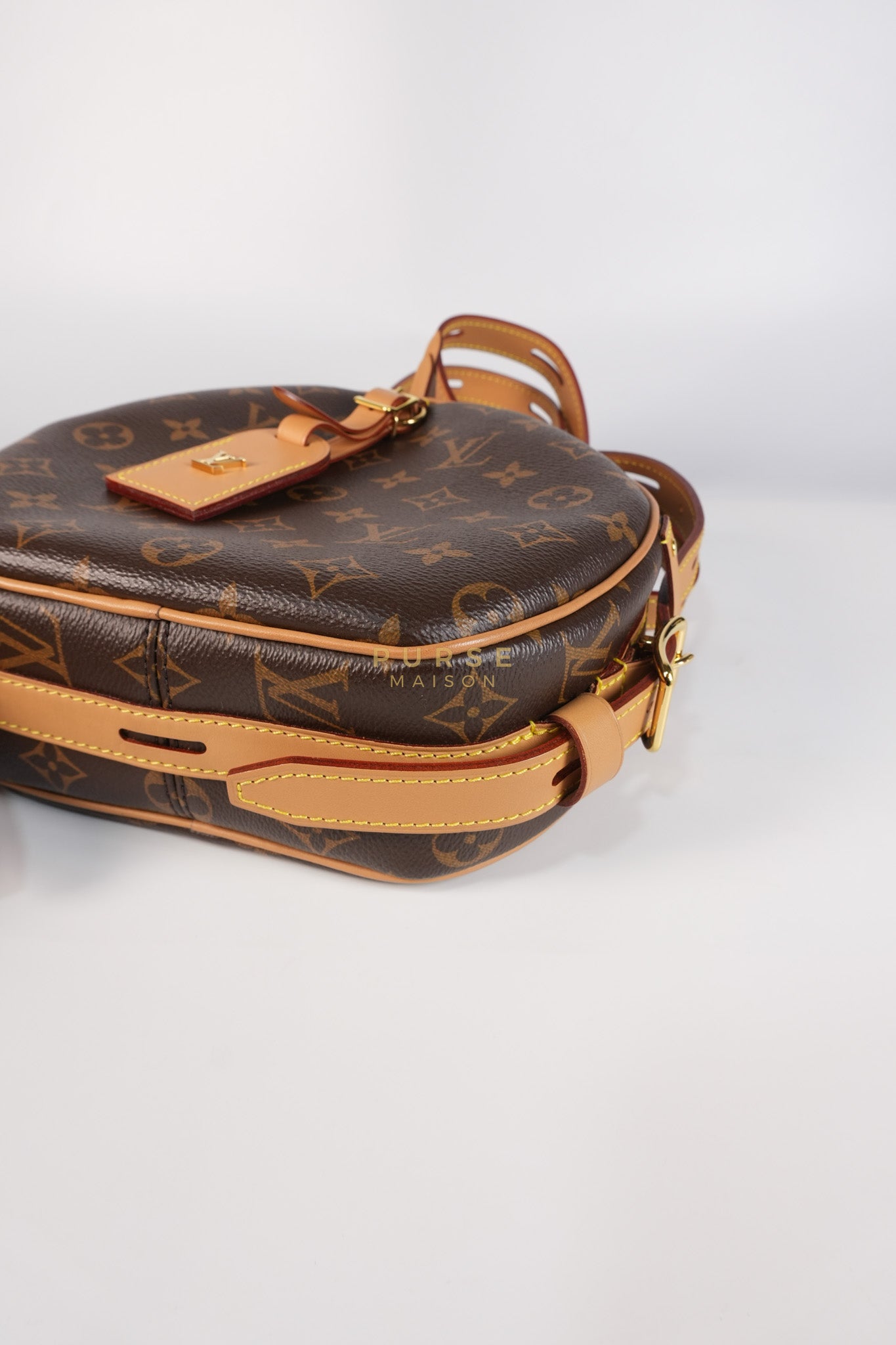 Boite Chapeau Souple MM Bag in Monogram Canvas & Gold Hardware (Microchip) | Purse Maison Luxury Bags Shop