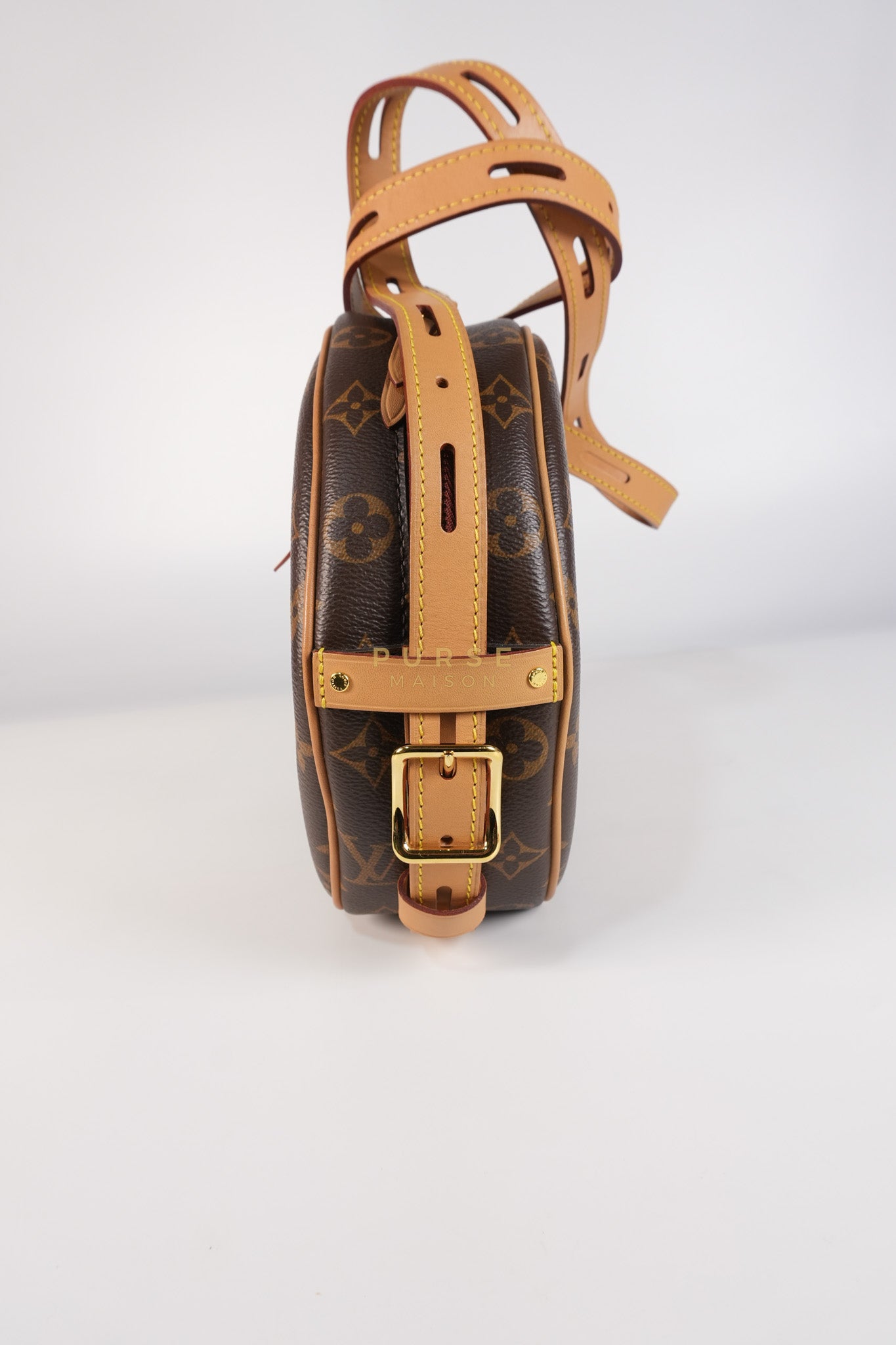 Boite Chapeau Souple MM Bag in Monogram Canvas & Gold Hardware (Microchip) | Purse Maison Luxury Bags Shop