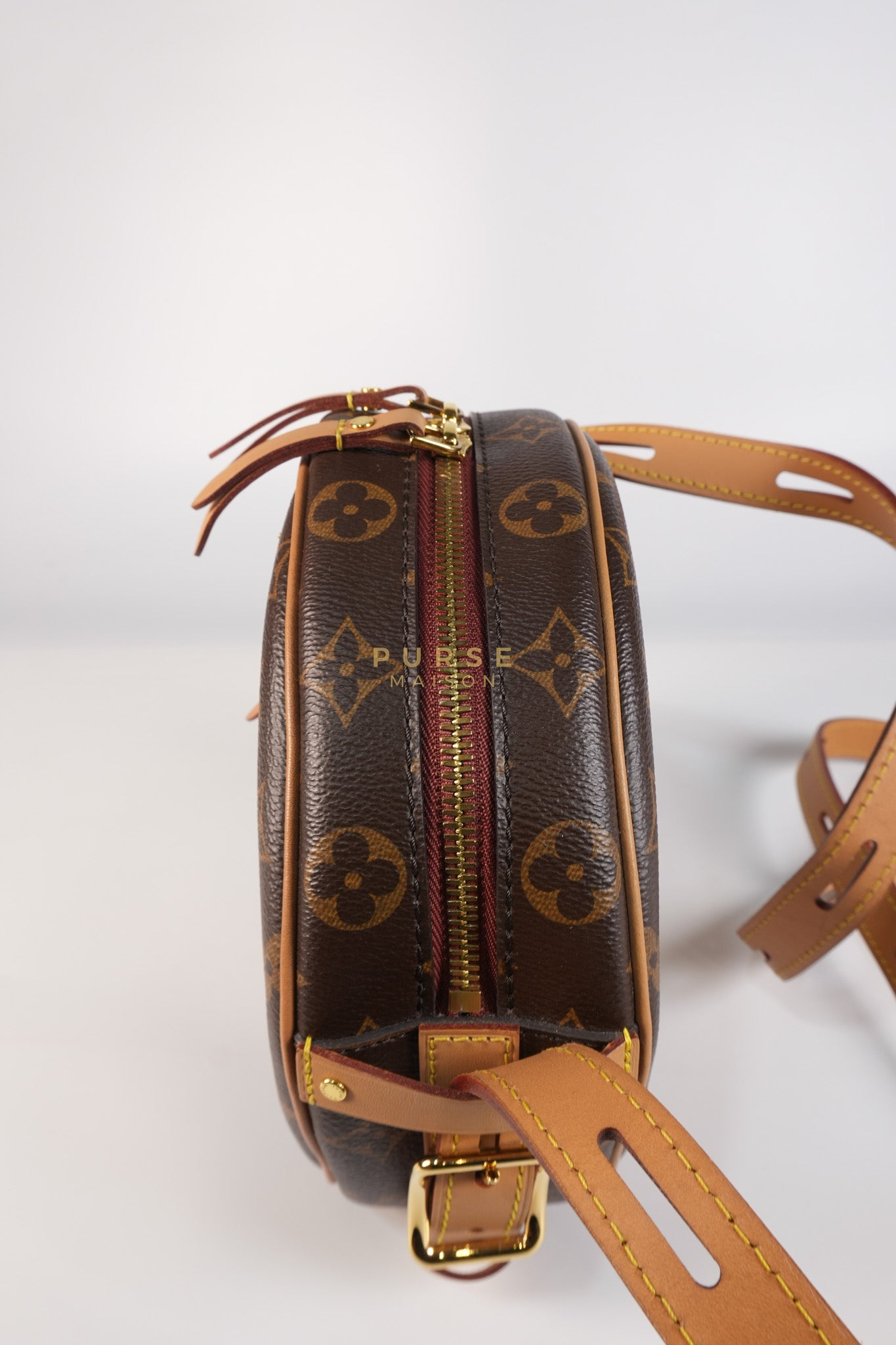 Boite Chapeau Souple MM Bag in Monogram Canvas & Gold Hardware (Microchip) | Purse Maison Luxury Bags Shop