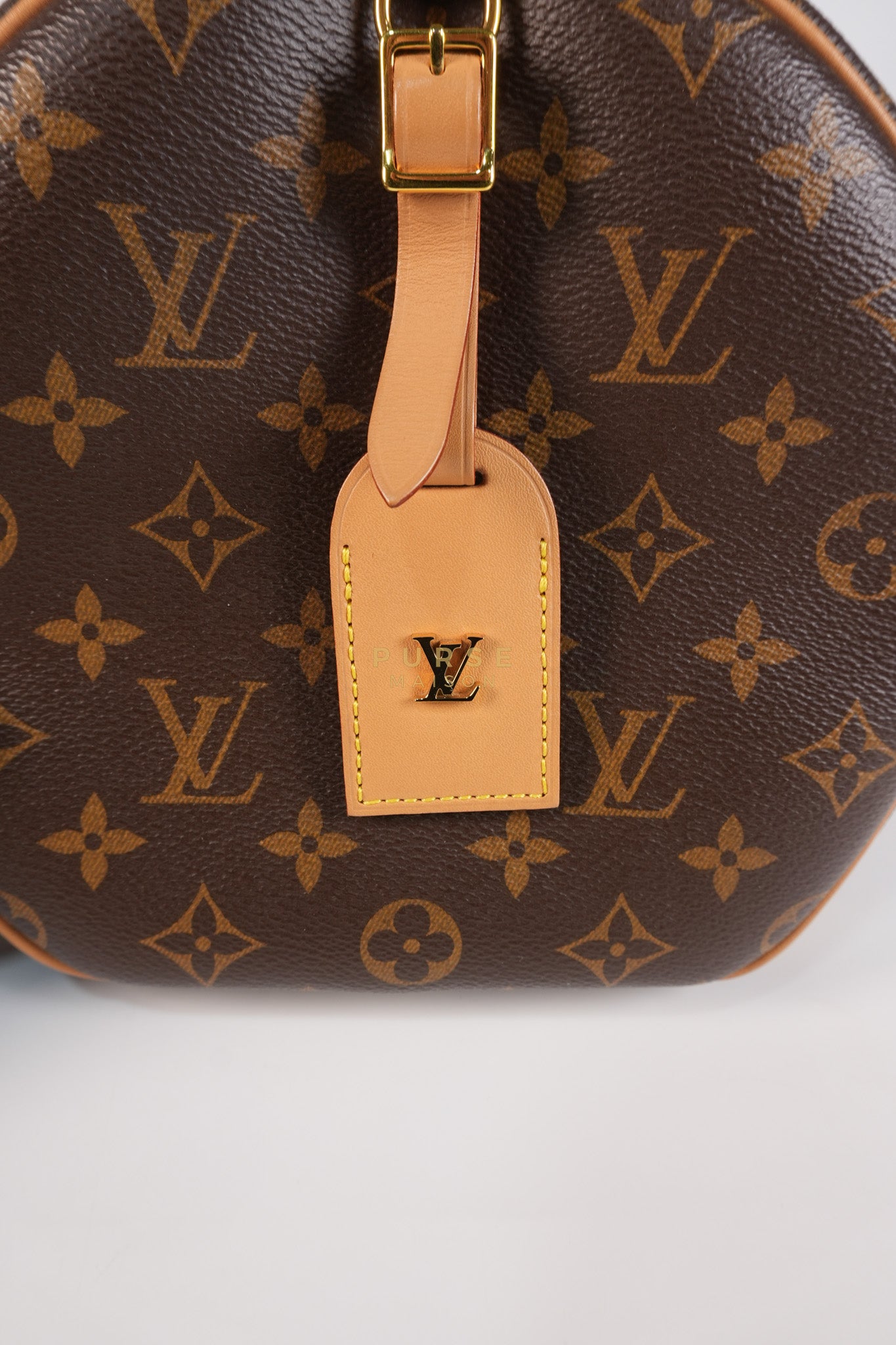 Boite Chapeau Souple MM Bag in Monogram Canvas & Gold Hardware (Microchip) | Purse Maison Luxury Bags Shop