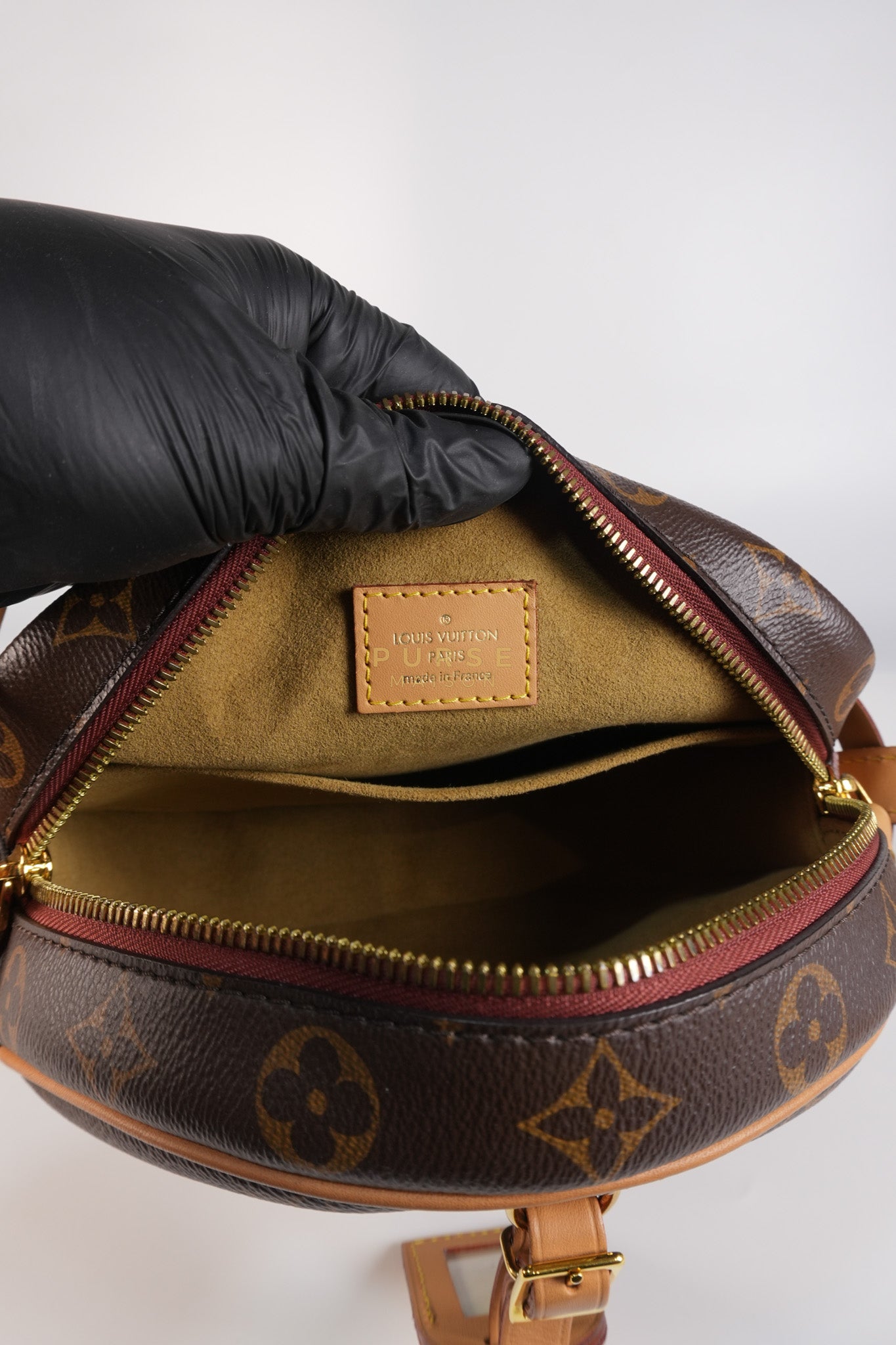 Boite Chapeau Souple MM Bag in Monogram Canvas & Gold Hardware (Microchip) | Purse Maison Luxury Bags Shop