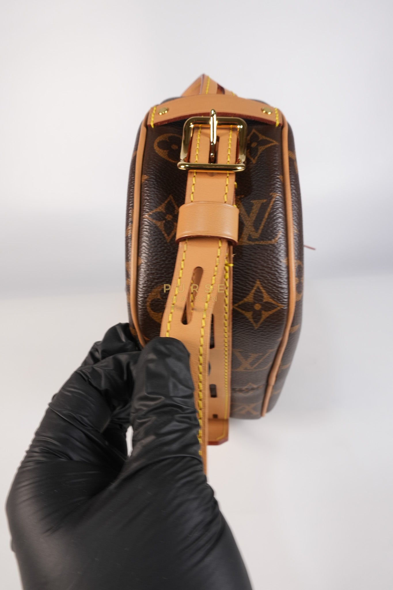 Boite Chapeau Souple MM Bag in Monogram Canvas & Gold Hardware (Microchip) | Purse Maison Luxury Bags Shop