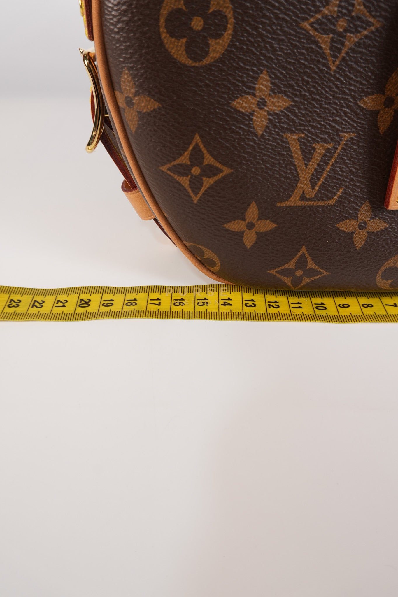 Boite Chapeau Souple MM Bag in Monogram Canvas & Gold Hardware (Microchip) | Purse Maison Luxury Bags Shop