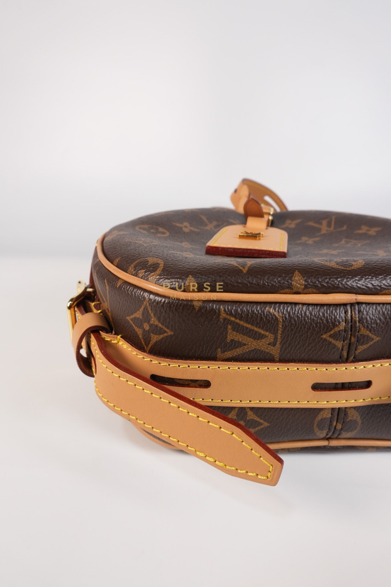 Boite Chapeau Souple MM Bag in Monogram Canvas & Gold Hardware (Microchip) | Purse Maison Luxury Bags Shop