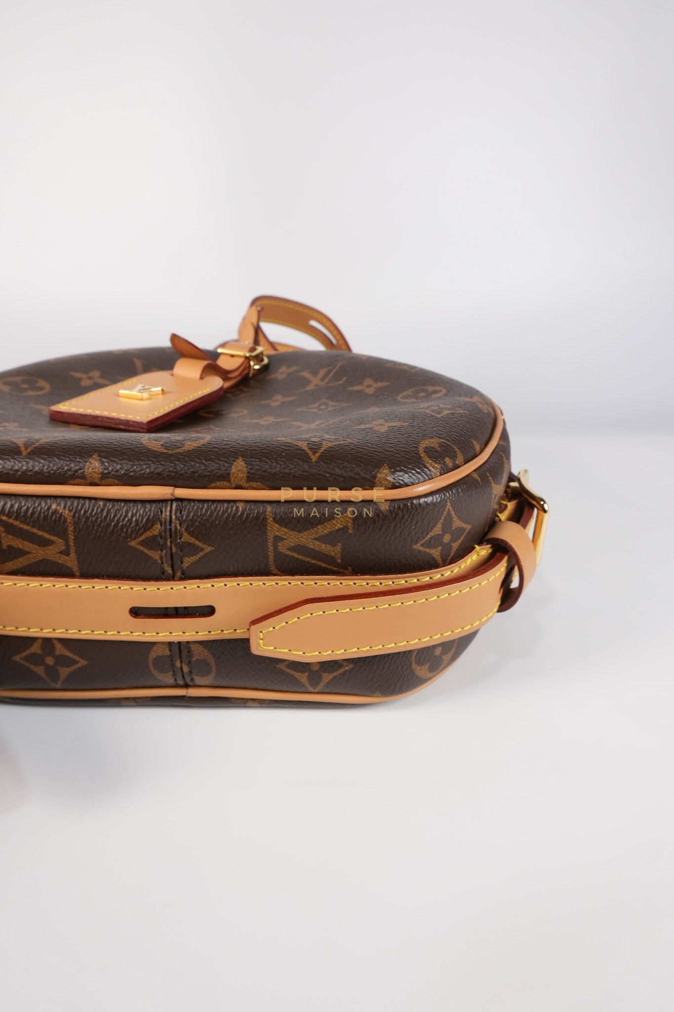 Boite Chapeau Souple MM Bag in Monogram Canvas & Gold Hardware (Microchip) | Purse Maison Luxury Bags Shop