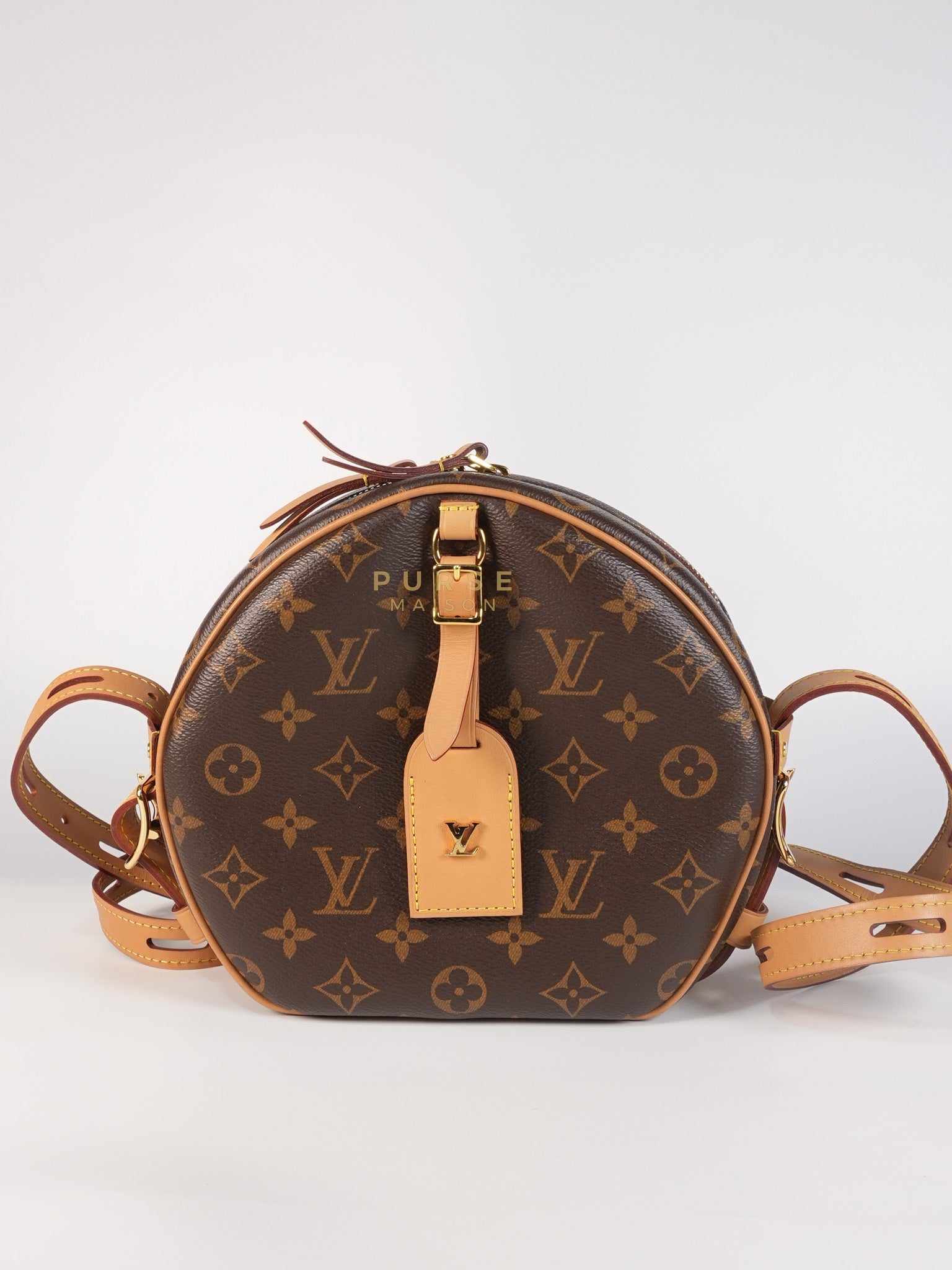 Boite Chapeau Souple MM Bag in Monogram Canvas & Gold Hardware (Microchip) | Purse Maison Luxury Bags Shop