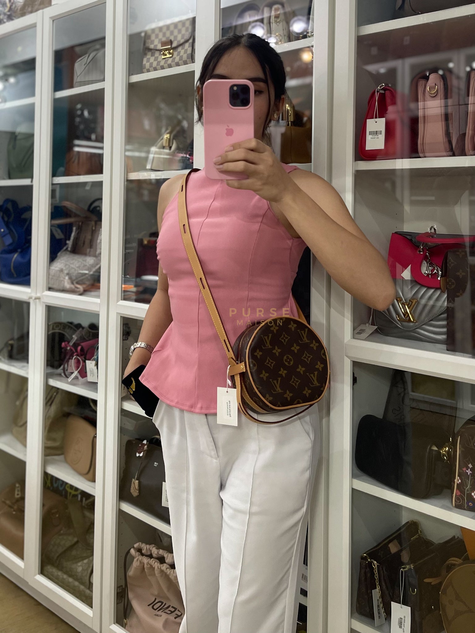 Boite Chapeau Souple MM in Monogram Canvas (Date Code: PL0270) | Purse Maison Luxury Bags Shop