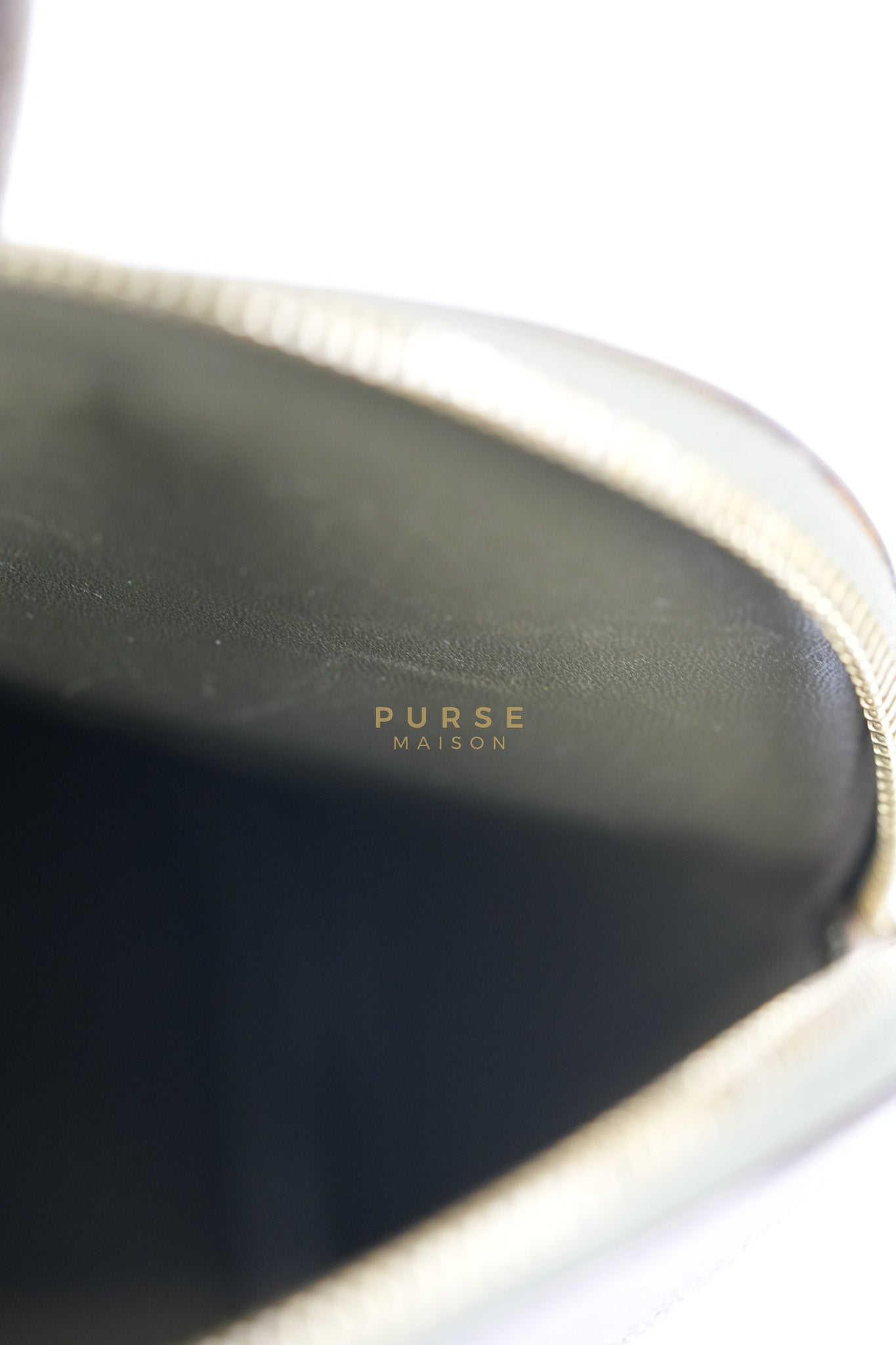 Bolide 35 in Dark Toupe Chèvre Mysore Leather Gold Hardware Stamp F Square(2002) | Purse Maison Luxury Bags Shop