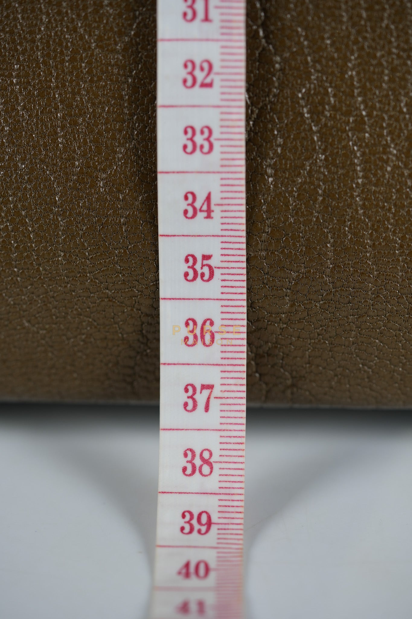 Bolide 35 in Dark Toupe Chèvre Mysore Leather Gold Hardware Stamp F Square(2002) | Purse Maison Luxury Bags Shop