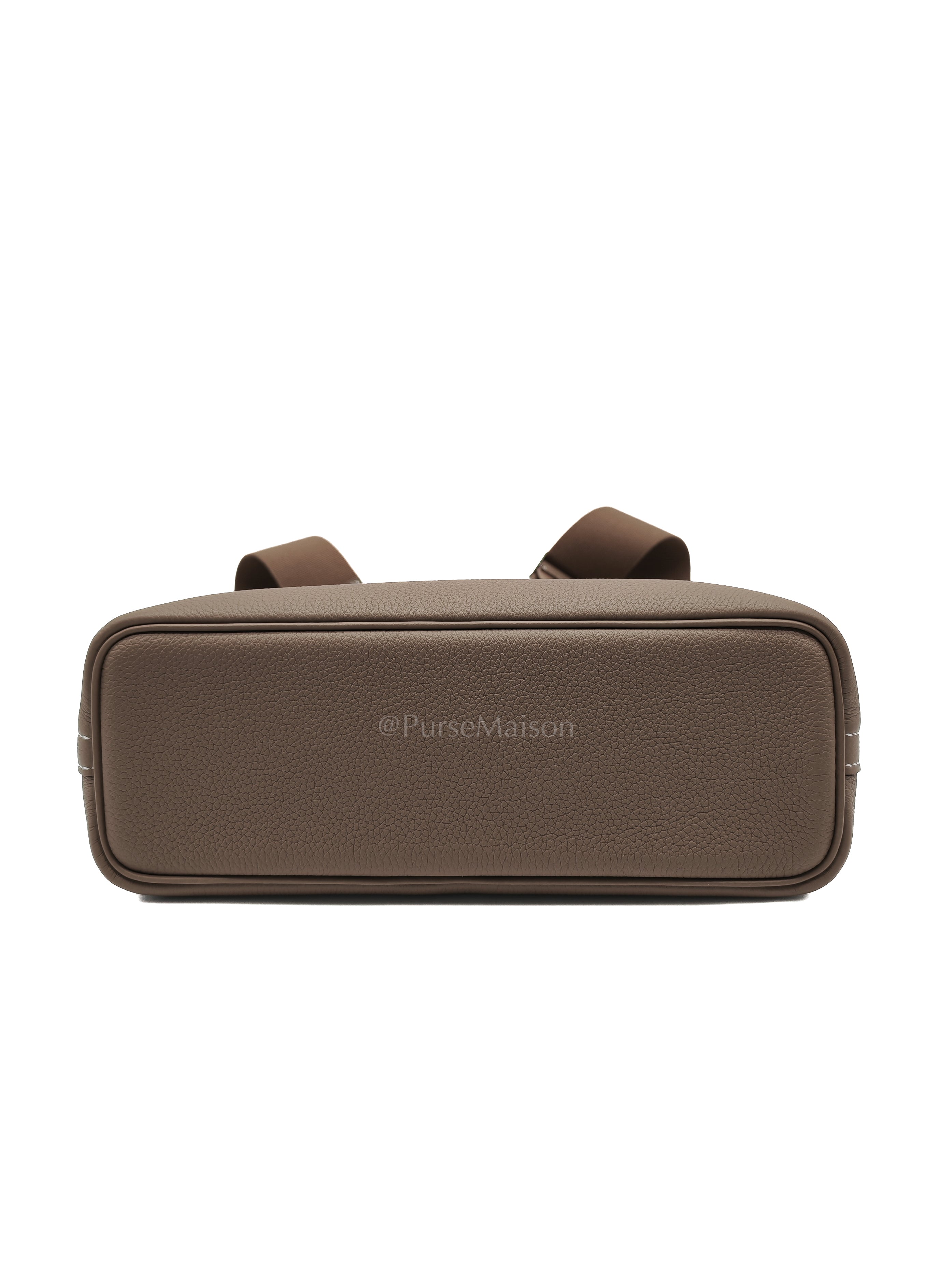 Bolide Messenger in Etoupe Evercolor Leather and Palladium Hardwarde Stamp K (2025) | Purse Maison Luxury Bags Shop