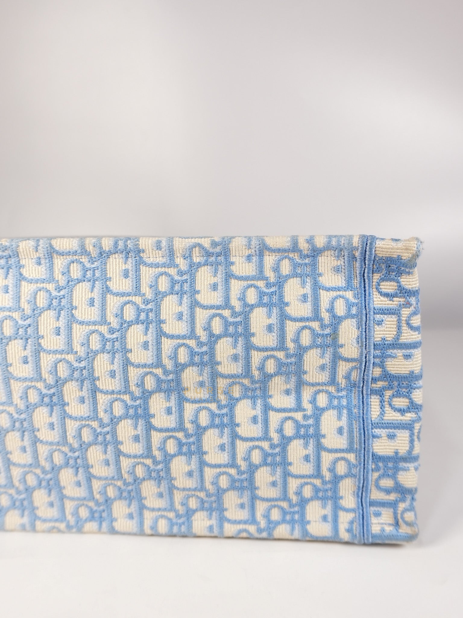 Book Tote Medium Sky Blue Oblique Canvas | Purse Maison Luxury Bags Shop