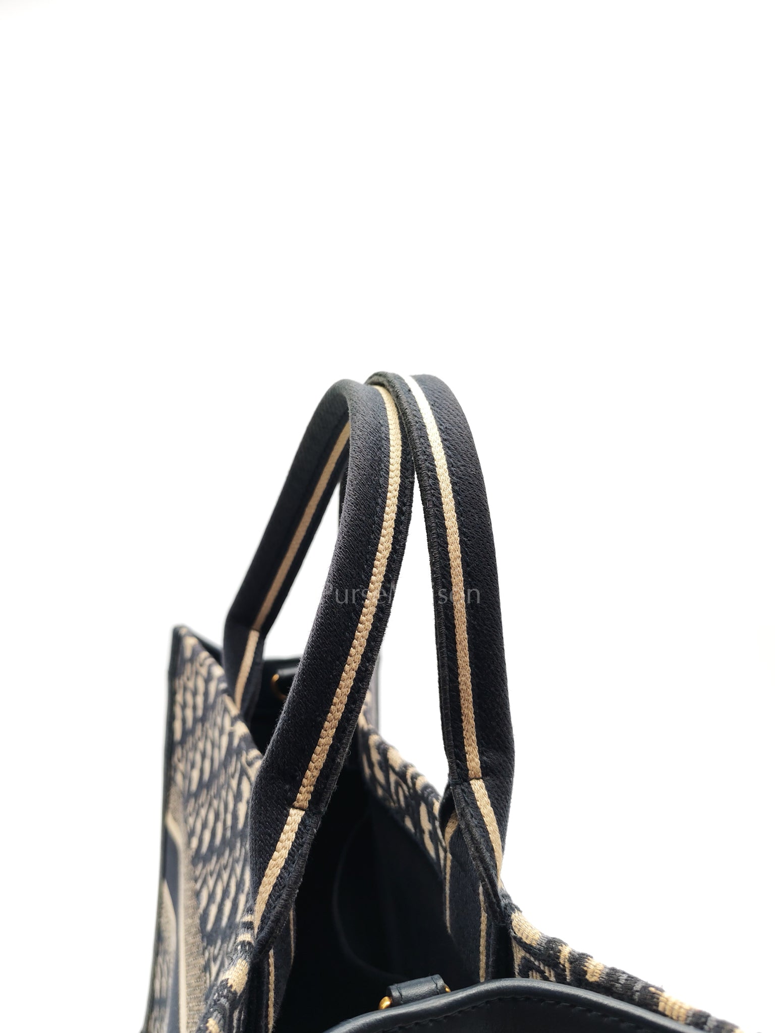 Booktote in Medium Embroidery and Calfskin Leather Shoulder Bag | Purse Maison Luxury Bags Shop