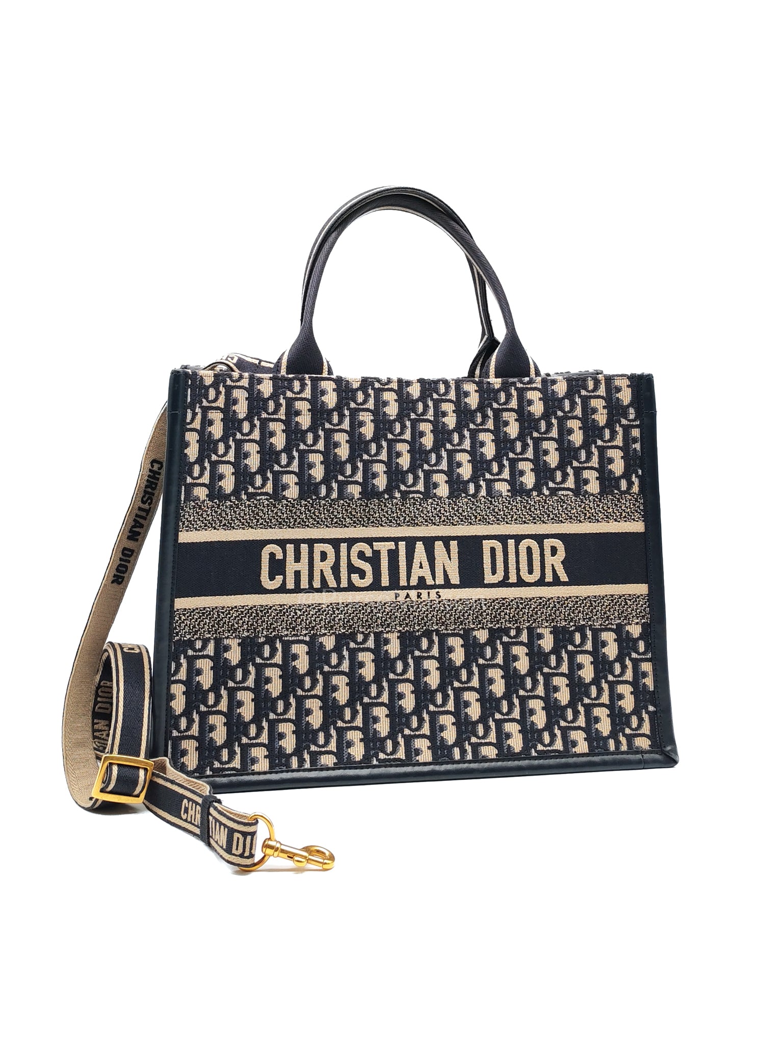 Booktote in Medium Embroidery and Calfskin Leather Shoulder Bag | Purse Maison Luxury Bags Shop