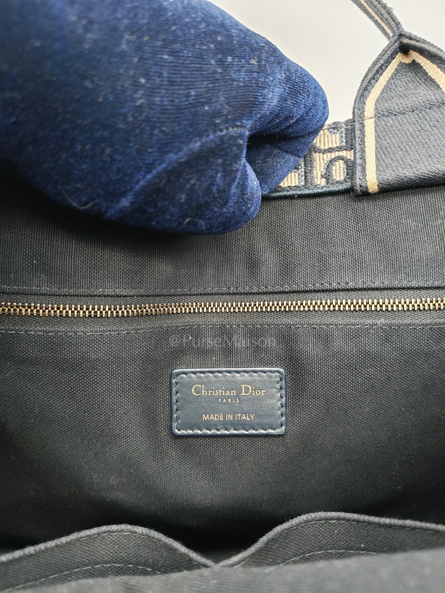 Booktote in Medium Embroidery and Calfskin Leather Shoulder Bag | Purse Maison Luxury Bags Shop