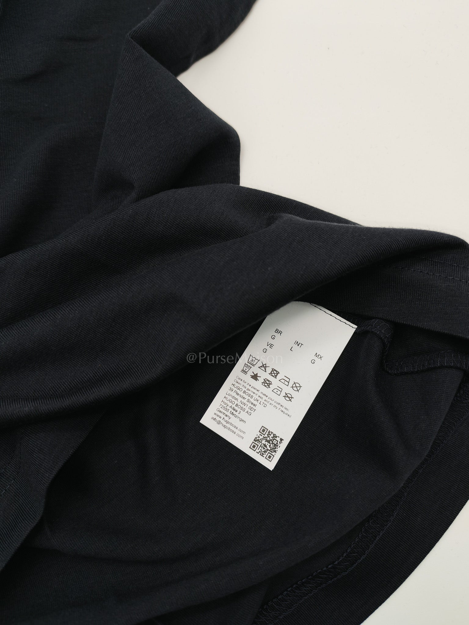 Jersey Cotton T-Shirt in Dark Blue for Men Size M