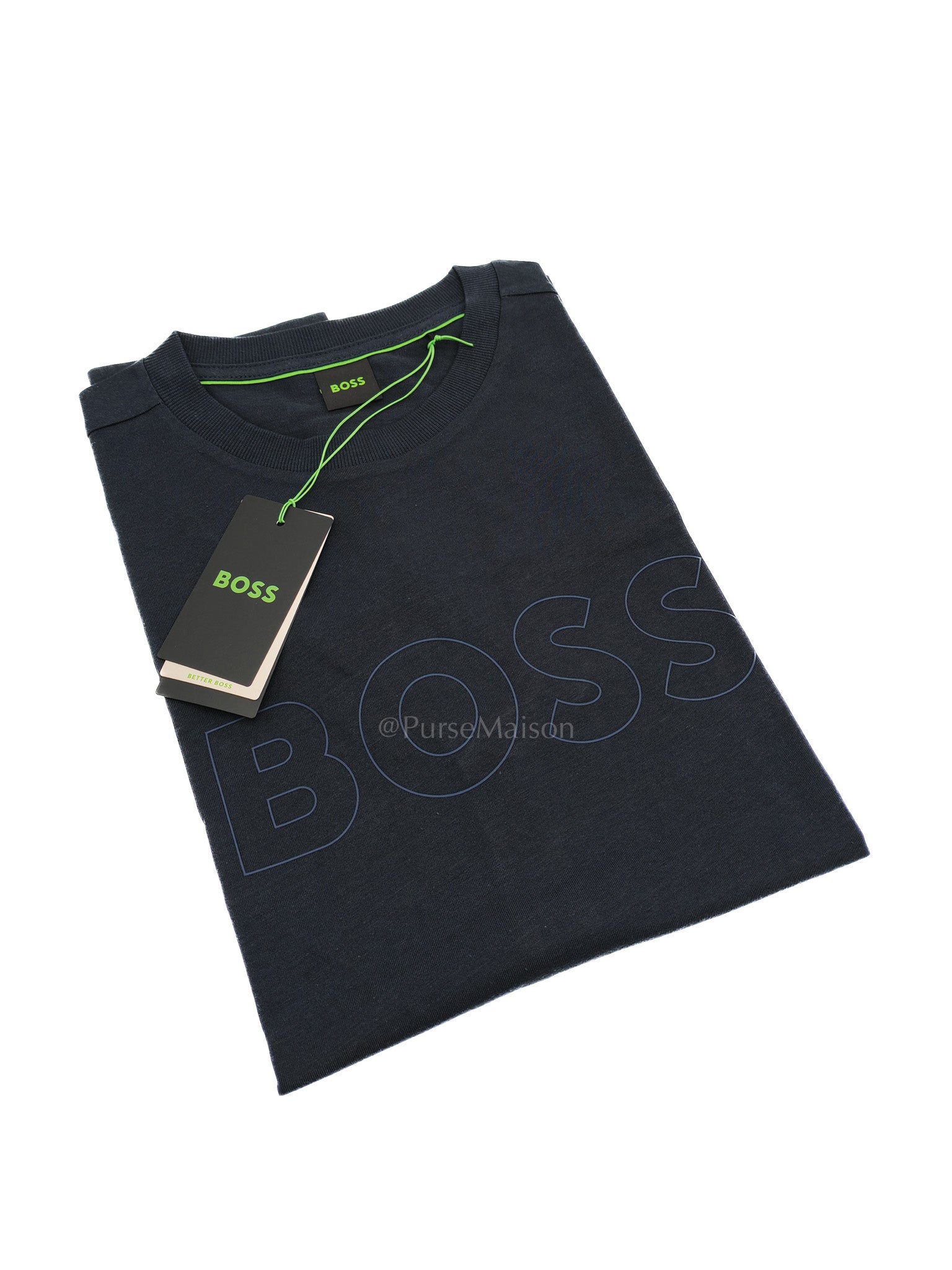 Jersey Cotton T-Shirt in Dark Blue for Men Size M