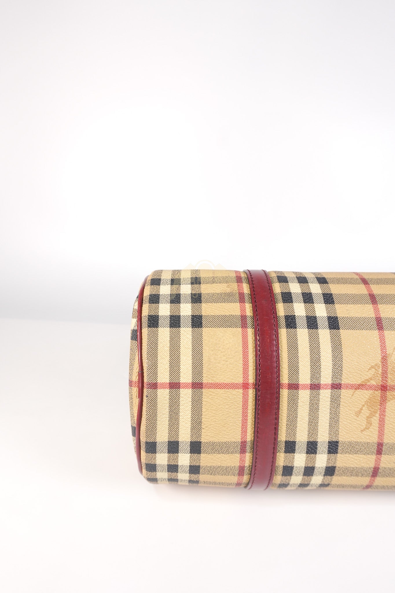 Boston Bag Haymarket Check Coated Canvas | Purse Maison Luxury Bags Shop