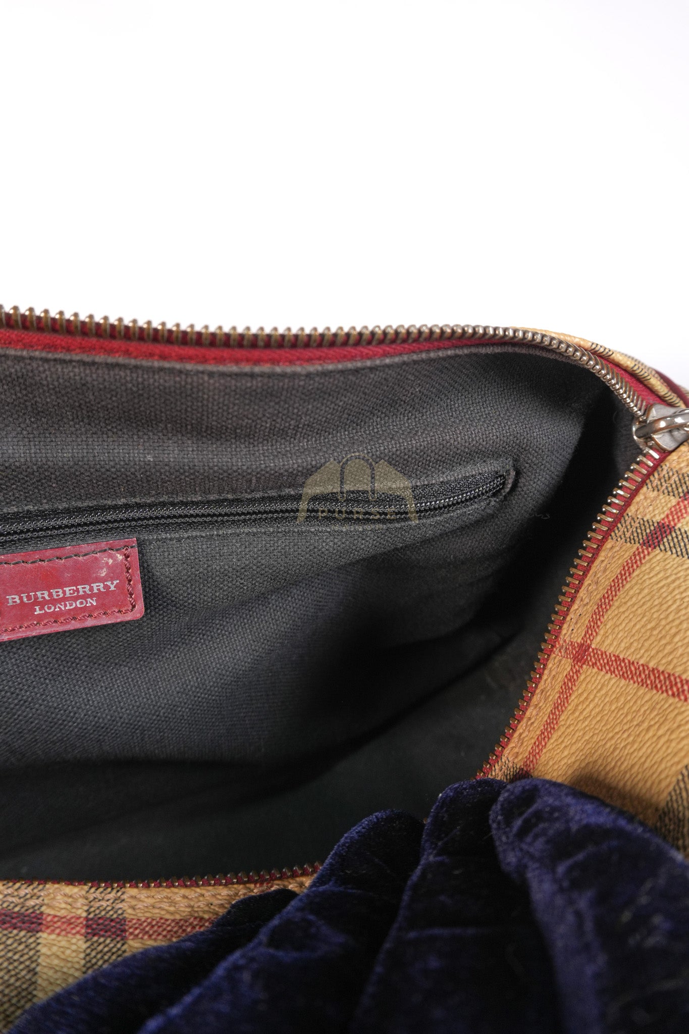 Boston Bag Haymarket Check Coated Canvas | Purse Maison Luxury Bags Shop