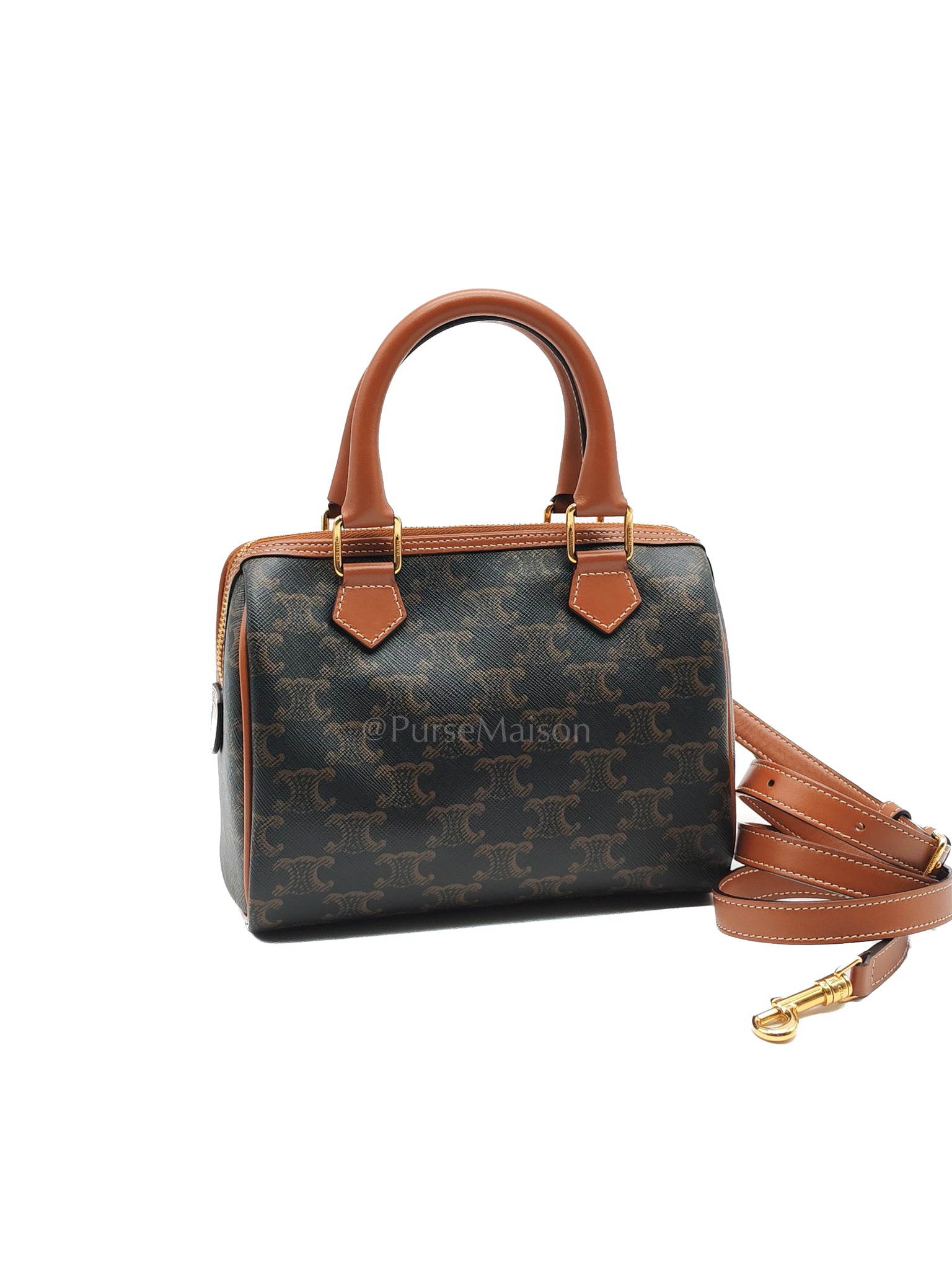 Boston Small in Monogram Canvas Crossbody Bag | Purse Maison Luxury Bags Shop