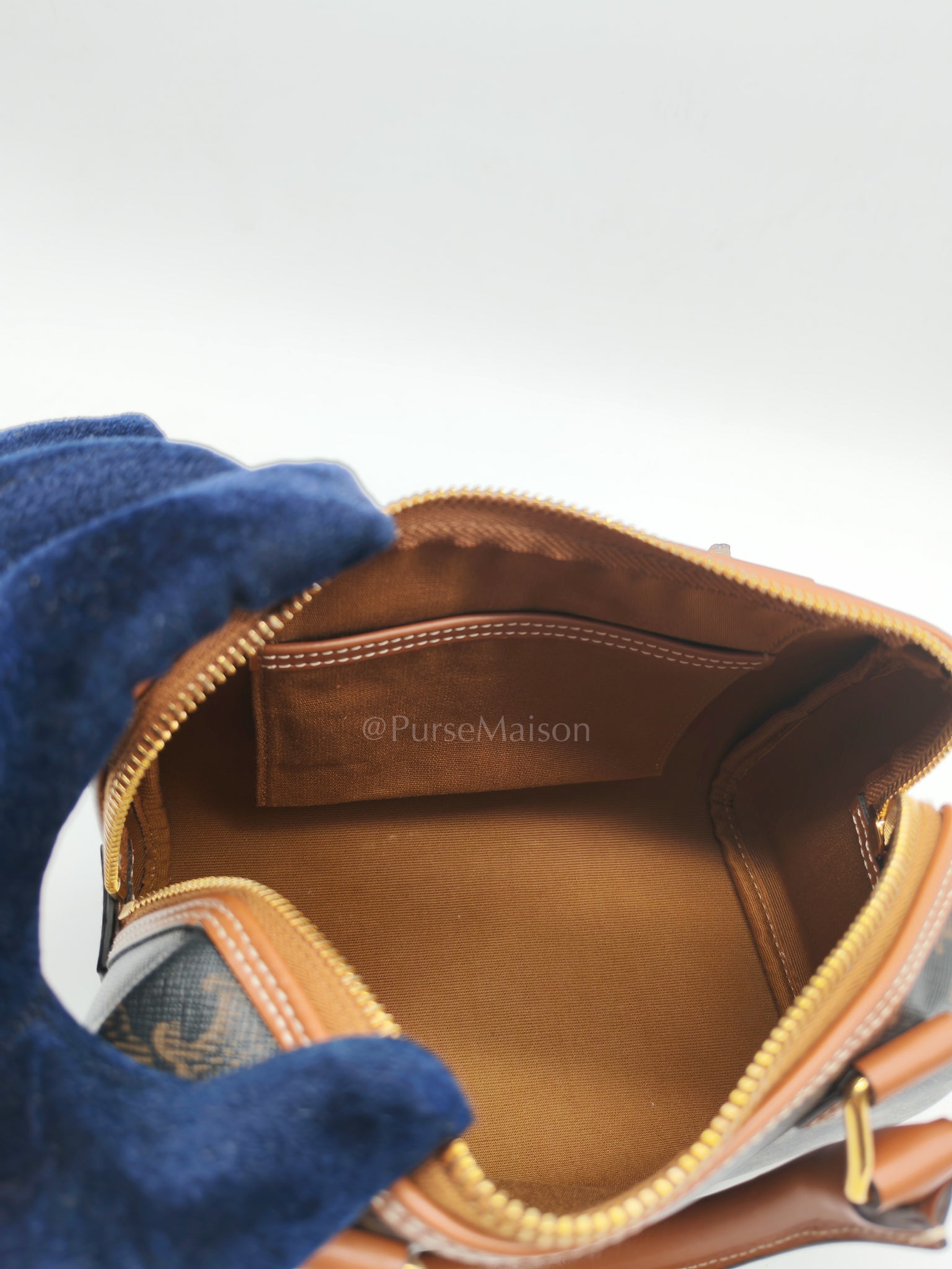 Boston Small in Monogram Canvas Crossbody Bag | Purse Maison Luxury Bags Shop