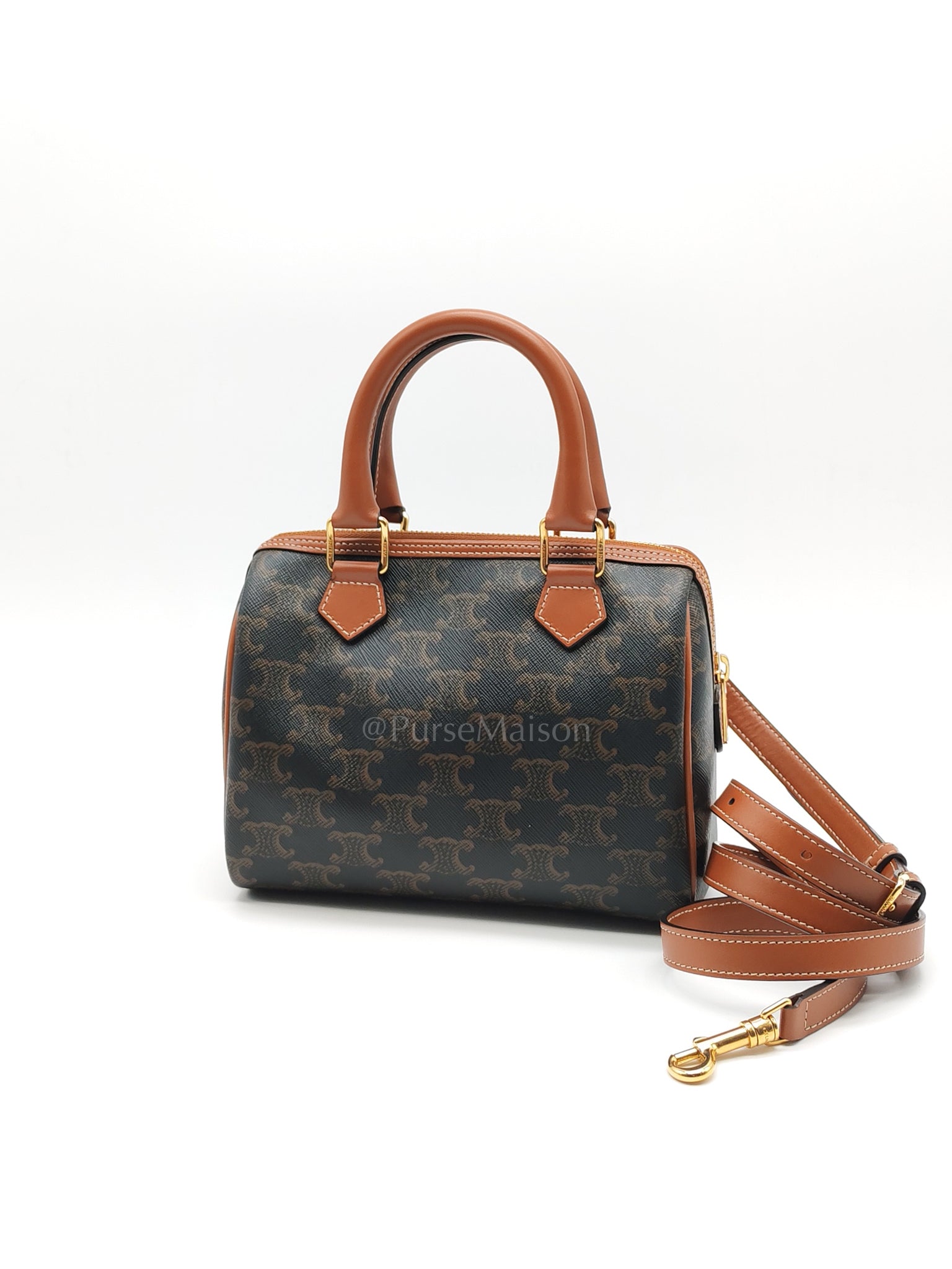 Boston Small in Monogram Canvas Crossbody Bag | Purse Maison Luxury Bags Shop