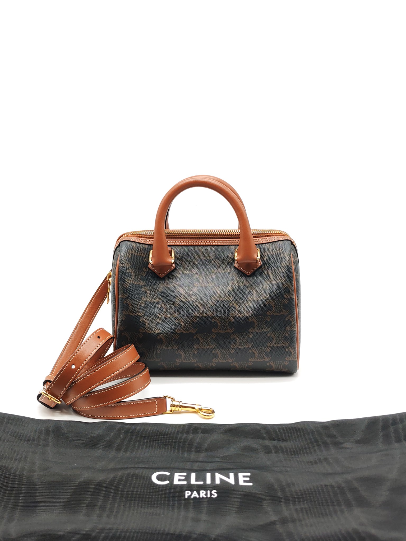 Boston Small in Monogram Canvas Crossbody Bag | Purse Maison Luxury Bags Shop