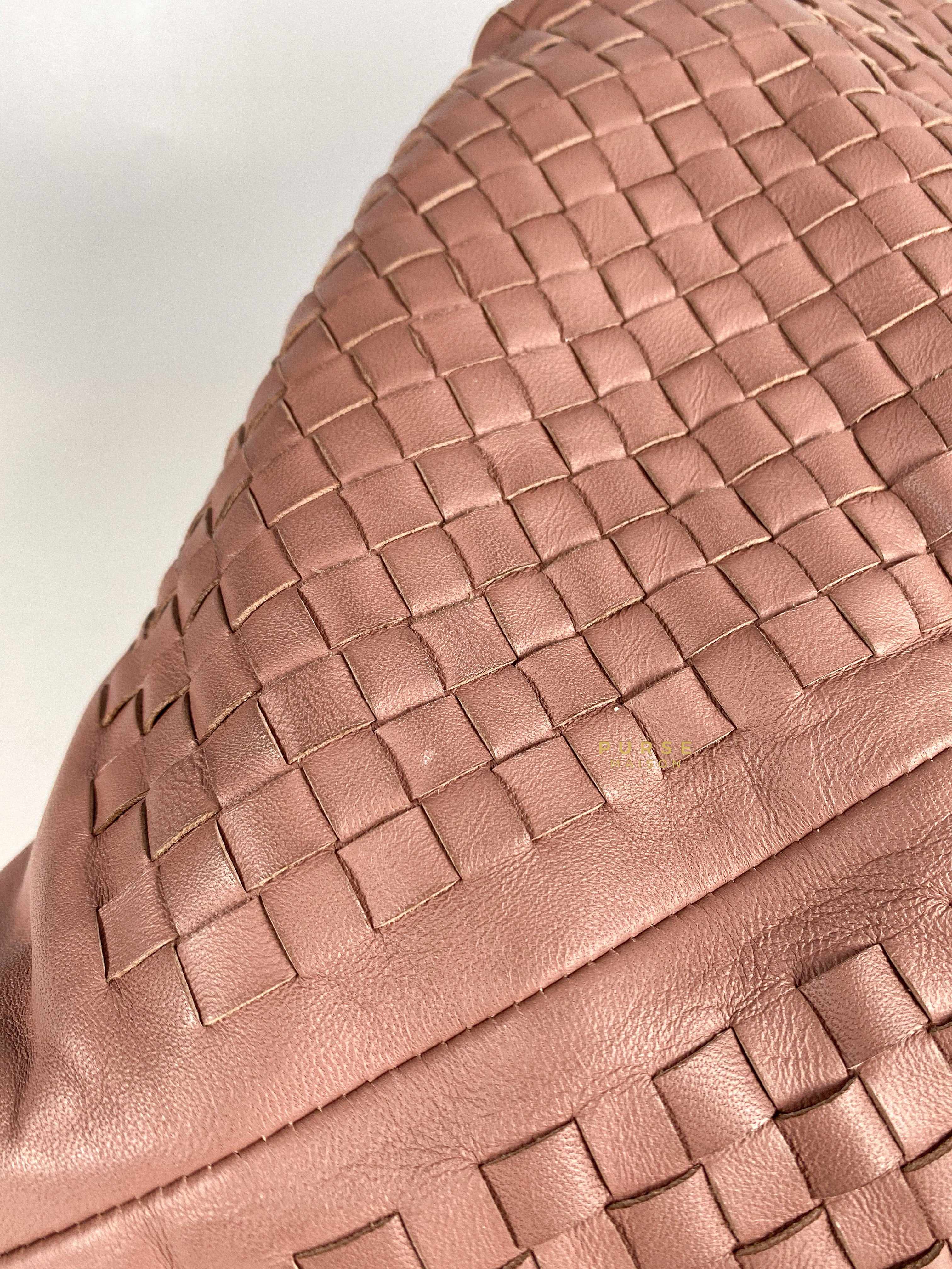 Bottega Veneta Aquilone Fortune Cookie Hobo Intrecciato Nappa Medium