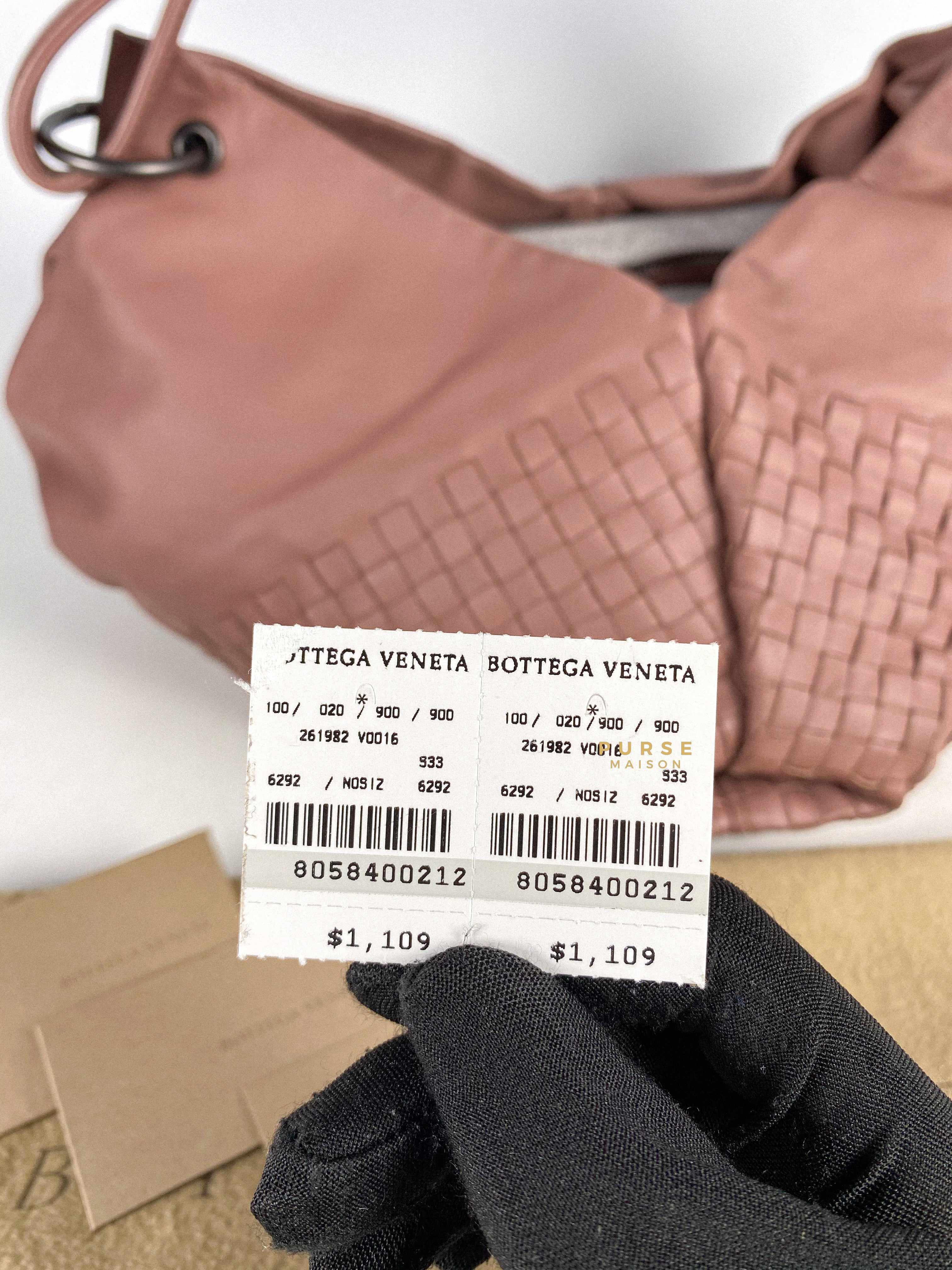 Bottega Veneta Aquilone Fortune Cookie Hobo Intrecciato Nappa Medium