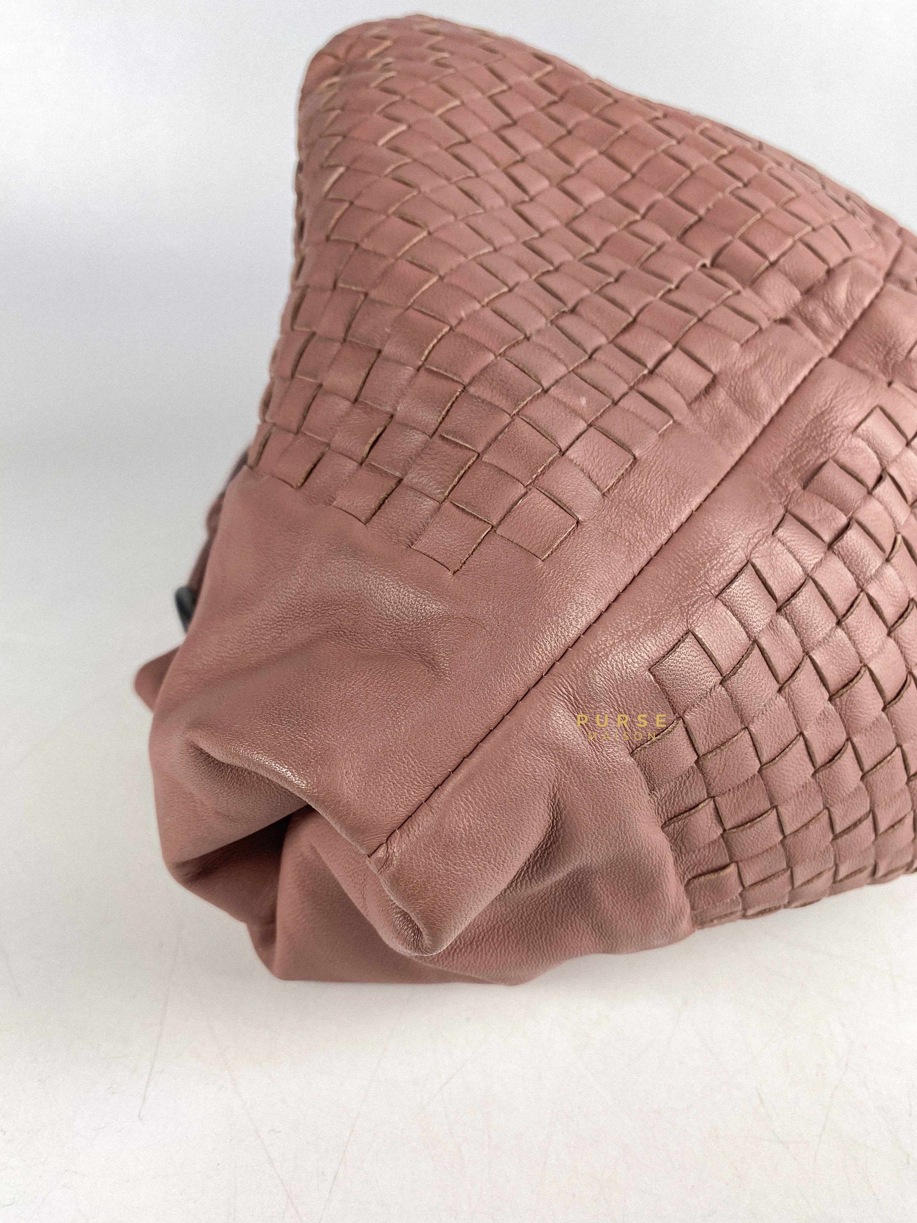 Bottega Veneta Aquilone Fortune Cookie Hobo Intrecciato Nappa Medium