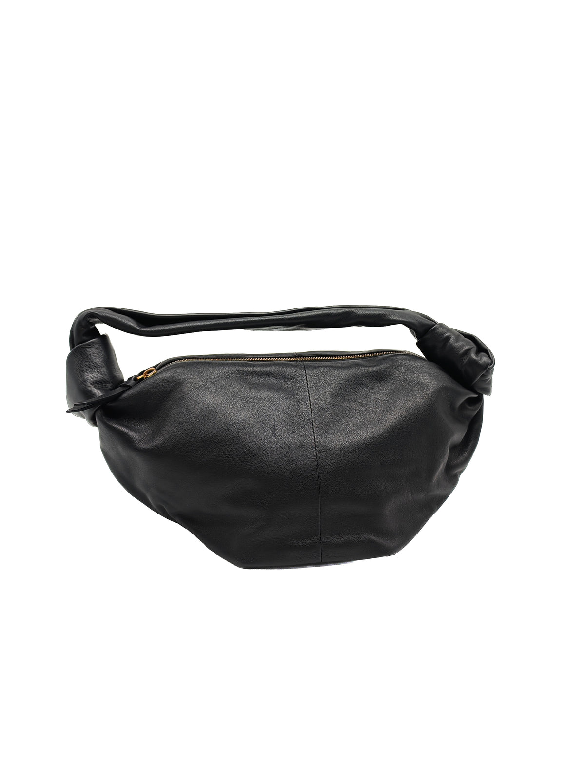 Bottega Veneta Blois Double Knot Hobo Bag Mini in Black Calfskin Leather | Purse Maison Luxury Bags Shop