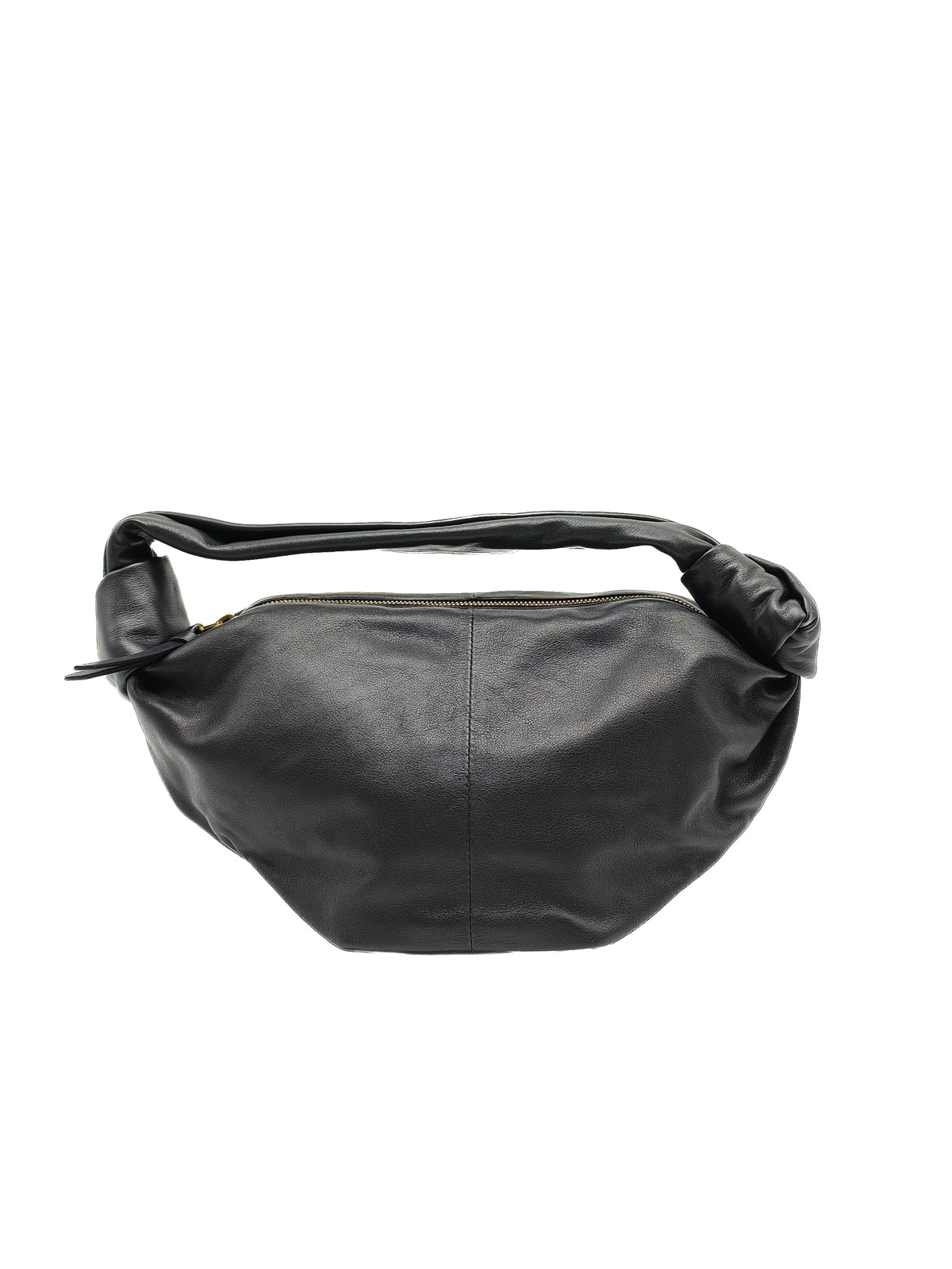 Bottega Veneta Blois Double Knot Hobo Bag Mini in Black Calfskin Leather | Purse Maison Luxury Bags Shop