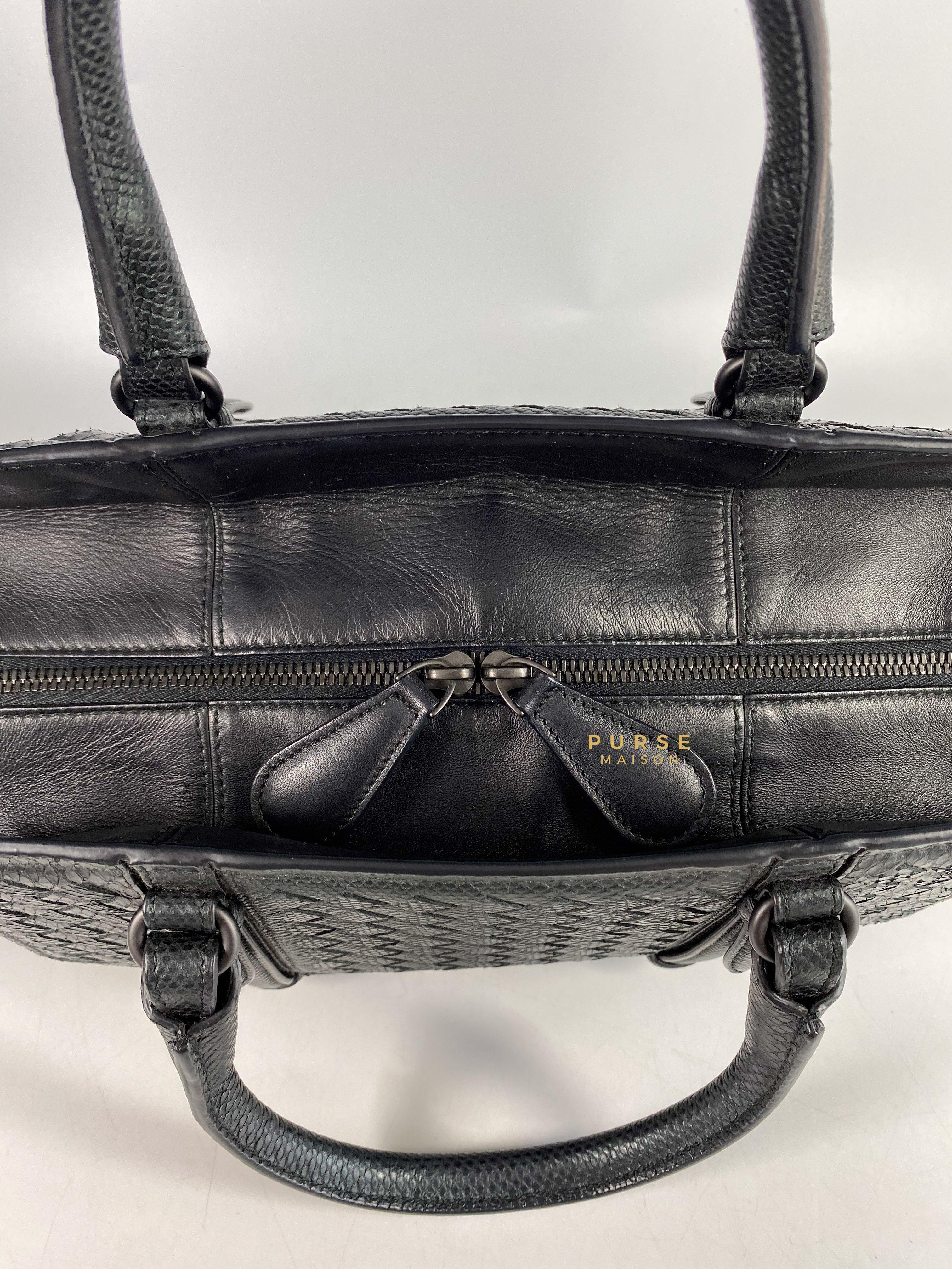 Bottega Veneta Monaco Intrecciato Leather Hand Bag | Purse Maison Luxury Bags Shop