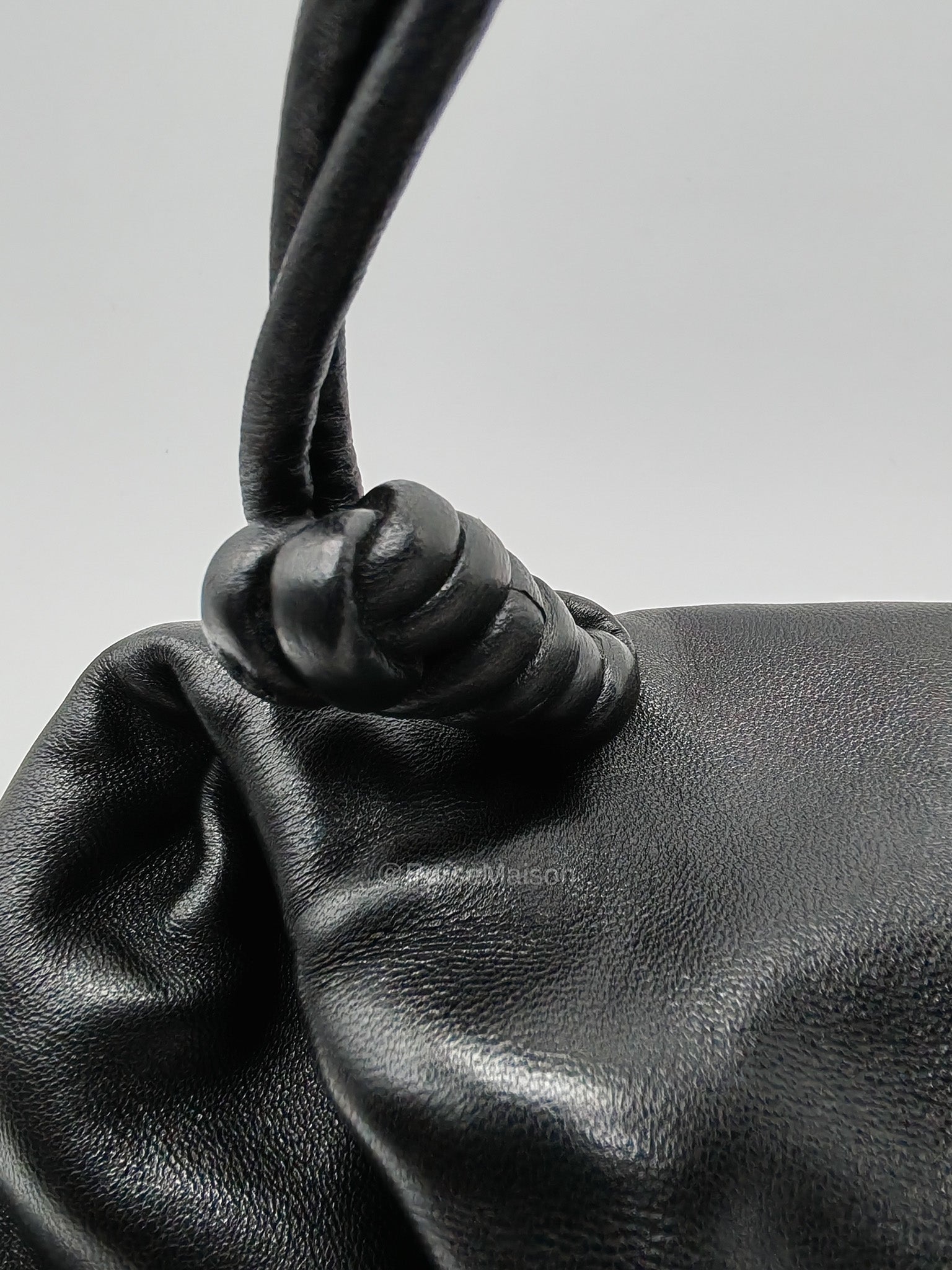 Bottega Veneta Trine Envelope Clutch in Black Smooth Calfskin Leather | Purse Maison Luxury Bags Shop